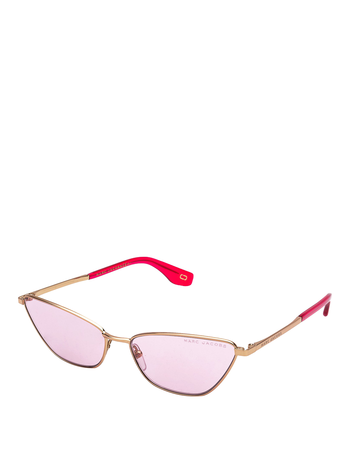 Accesorios Gafas de sol Gafas de sol cuadradas Marc by Marc Jacobs Gafas de sol cuadradas rosa-crema estampado tem\u00e1tico 