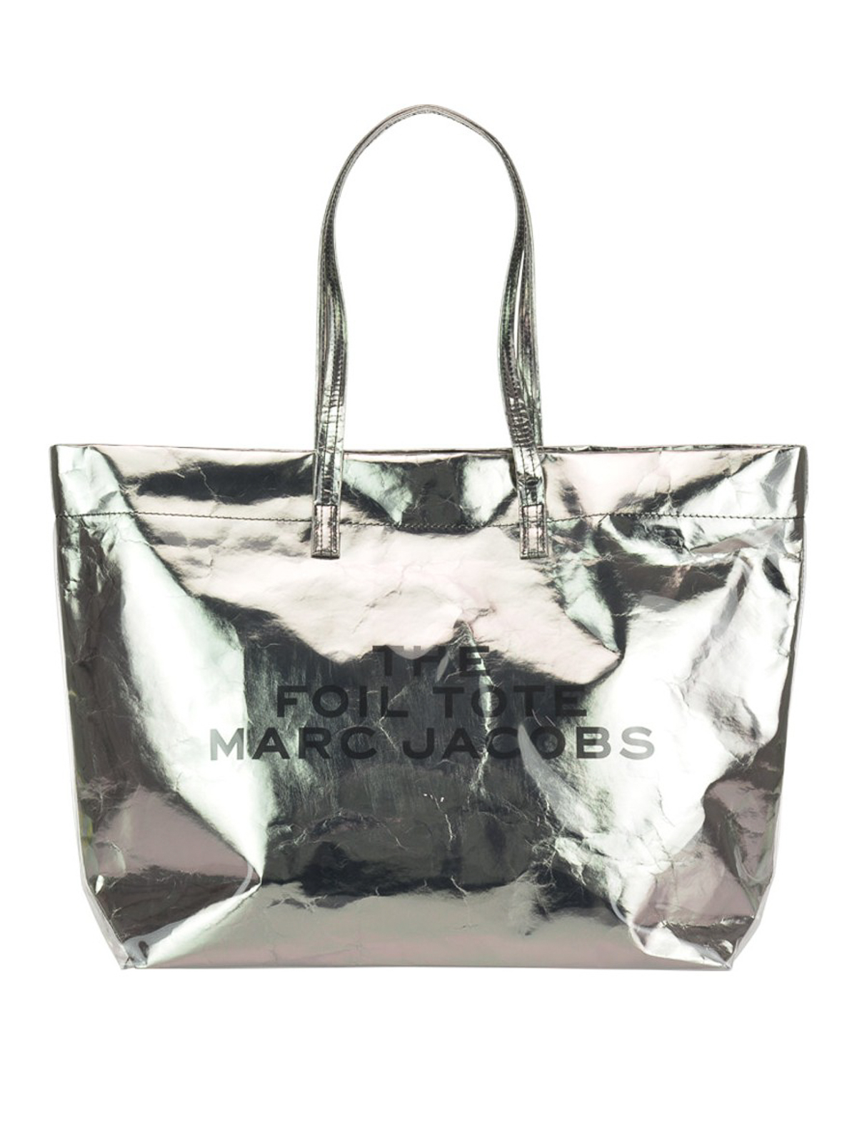 Totes bags Marc Jacobs - The Foil silver tech fabric tote bag - M0014874040