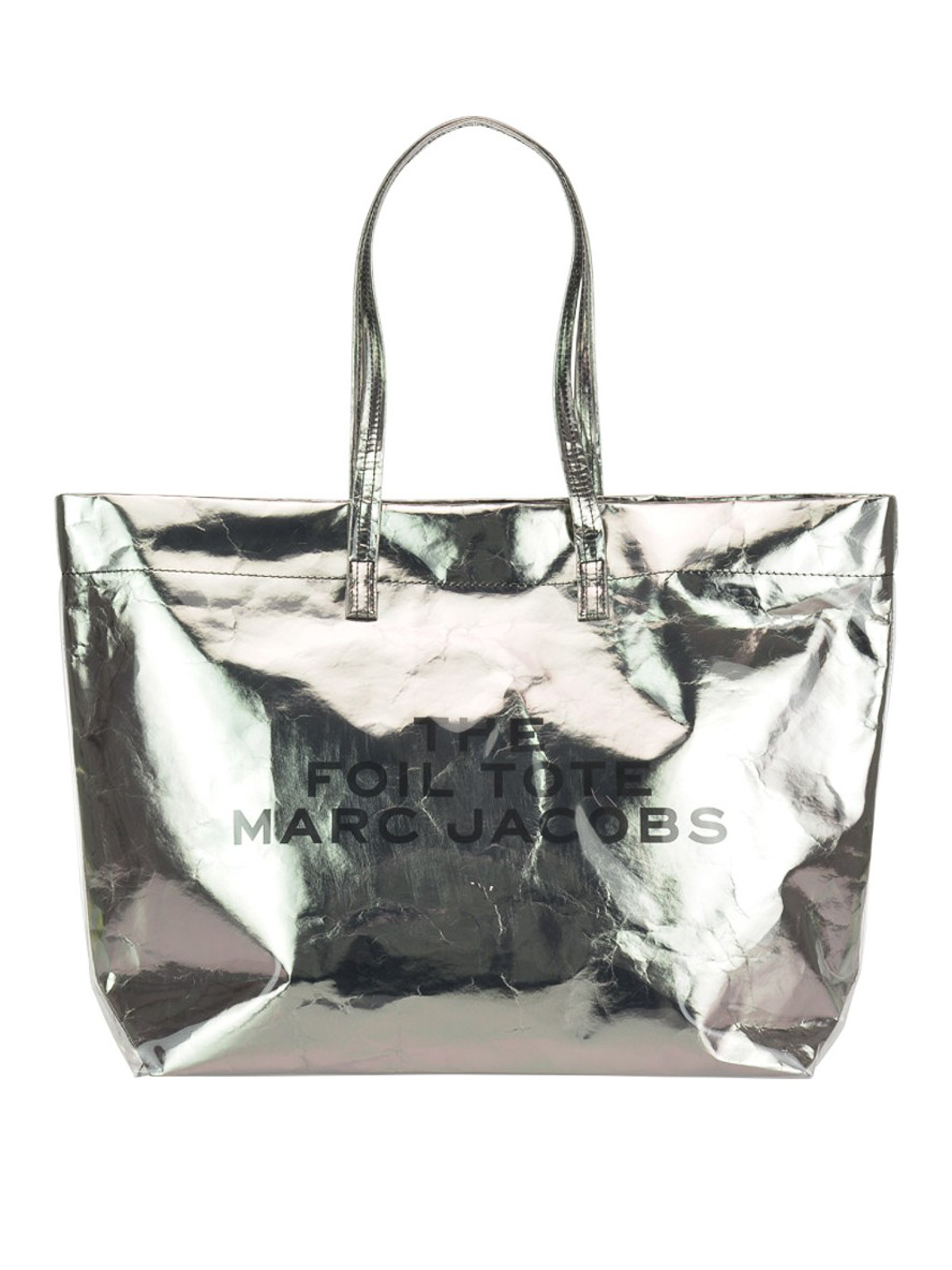 marc jacobs tote bag silver