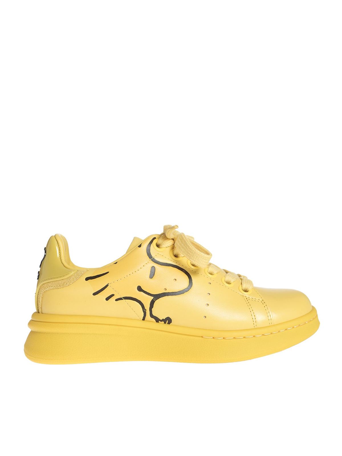 MARC JACOBS PEANUTS X THE TENNIS SHOE IN YELLOW