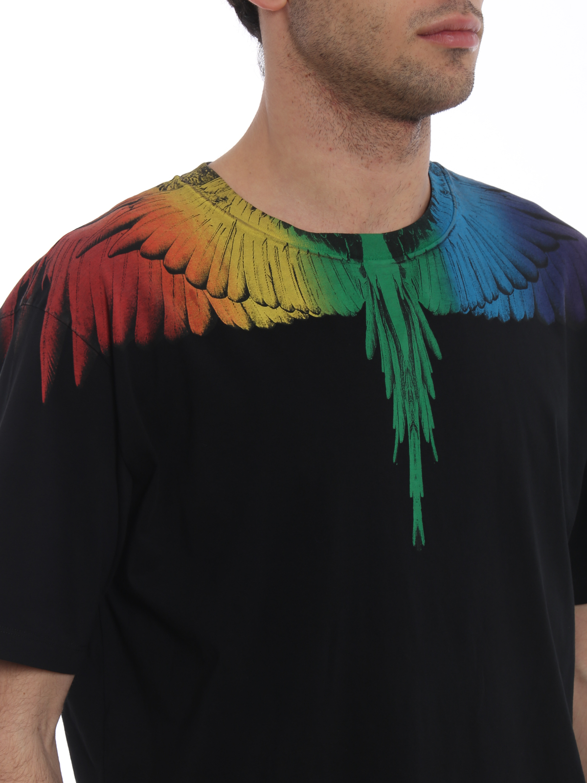 fødselsdag leje Fordampe T-shirts Marcelo Burlon - Rainbow Wing T-shirt - CMAA018S180010071088