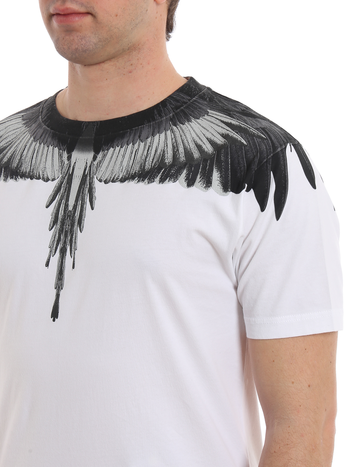 Grape Mona Lisa bekræft venligst T-shirts Marcelo Burlon - Wings white T-shirt - CMAA018R190010180191