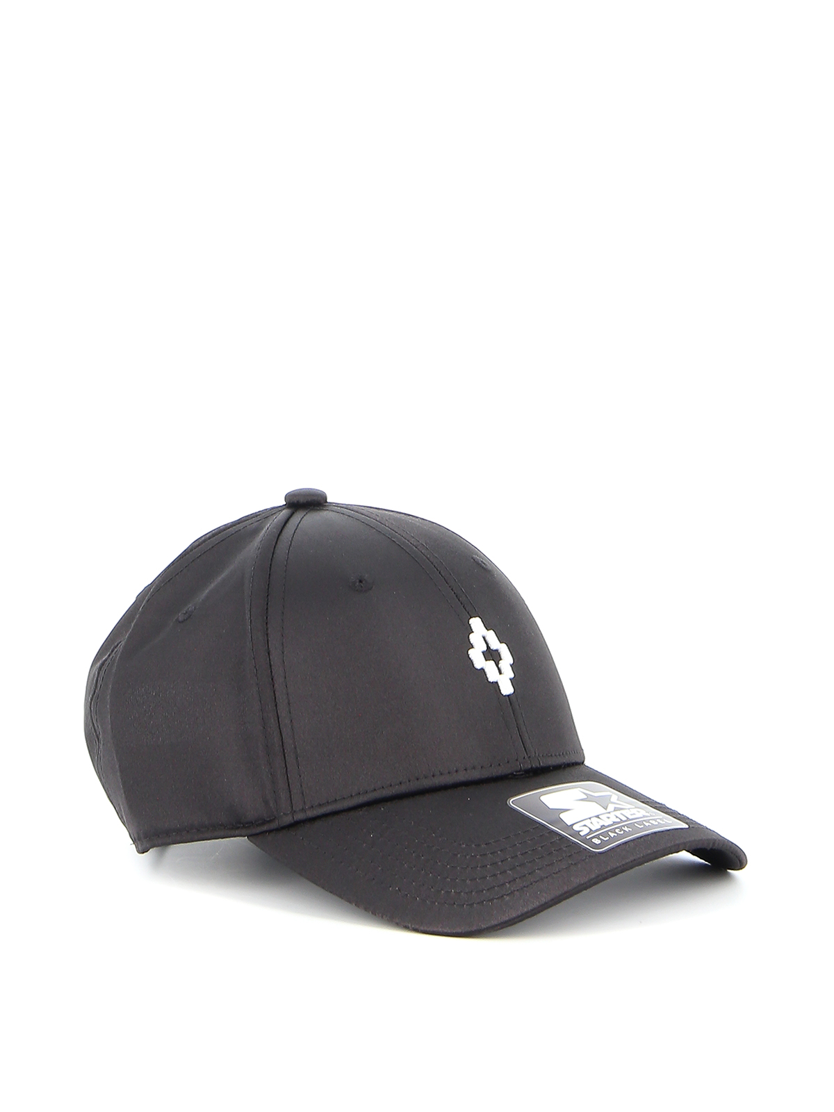 albue ret elektronisk Hats & caps Marcelo Burlon - Cross logo satin baseball cap -  CMLB008R20FAB0031001