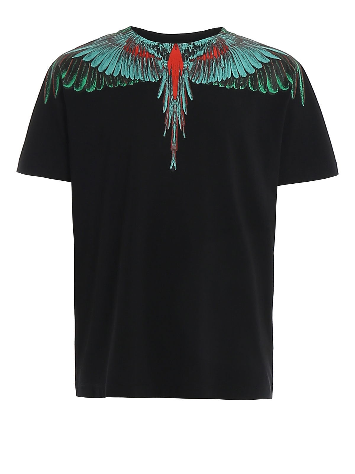 Marcelo Burlon T Shirt : Marcelo Burlon T Shirts Men Indian Wings Snake Marcelo Burlon T Shirt