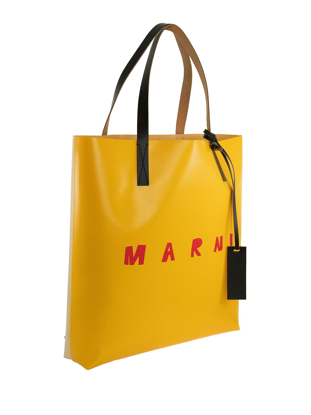 Totes bags Marni - Logo print two-tone pvc tote - SHMPQ10A06P3660Z2N31