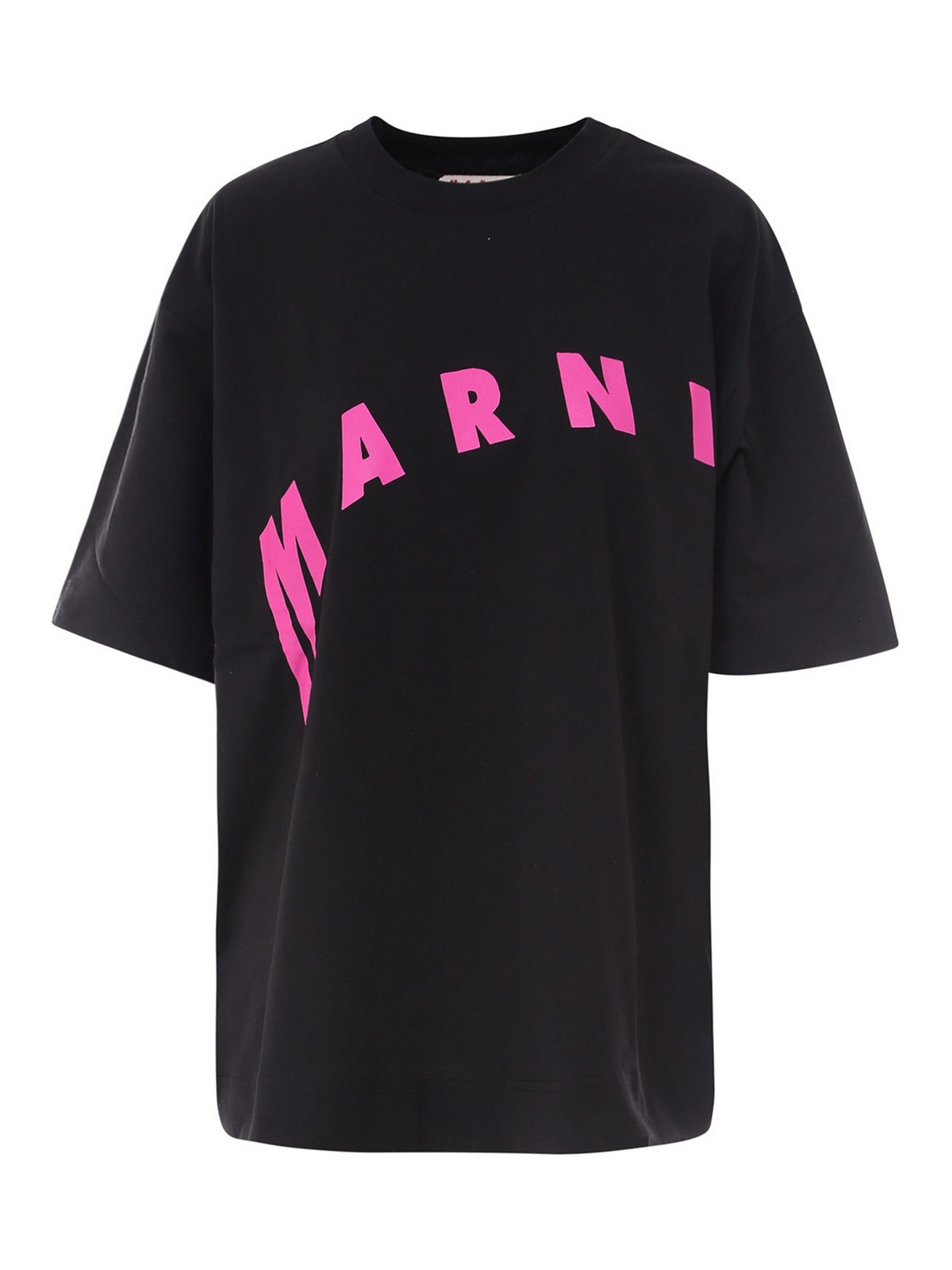 T-shirts Marni - Logo print T-shirt - THJET49EPFUSCR1300N99 | iKRIX.com