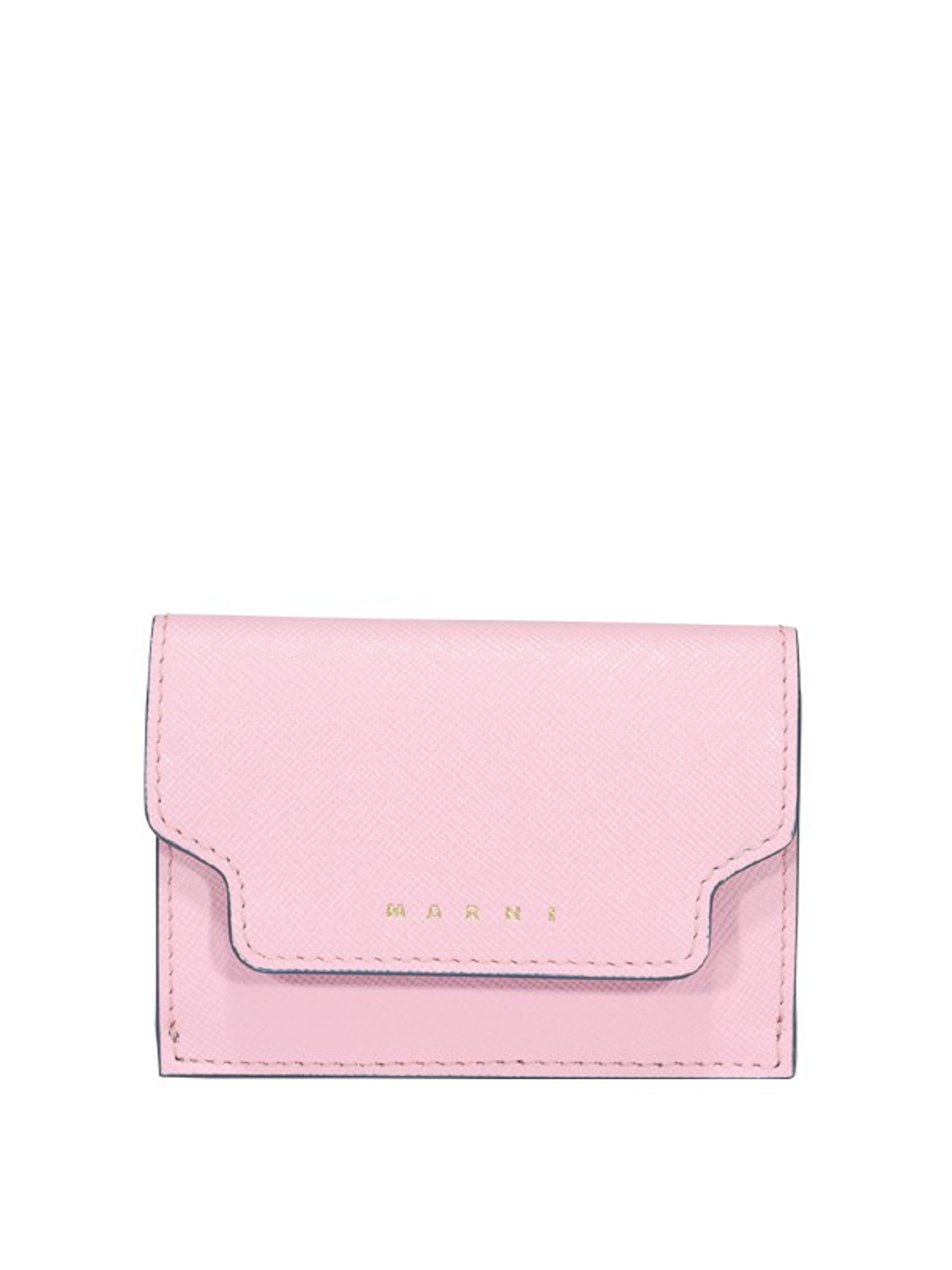 matte saffiano leather coin pouch wallet