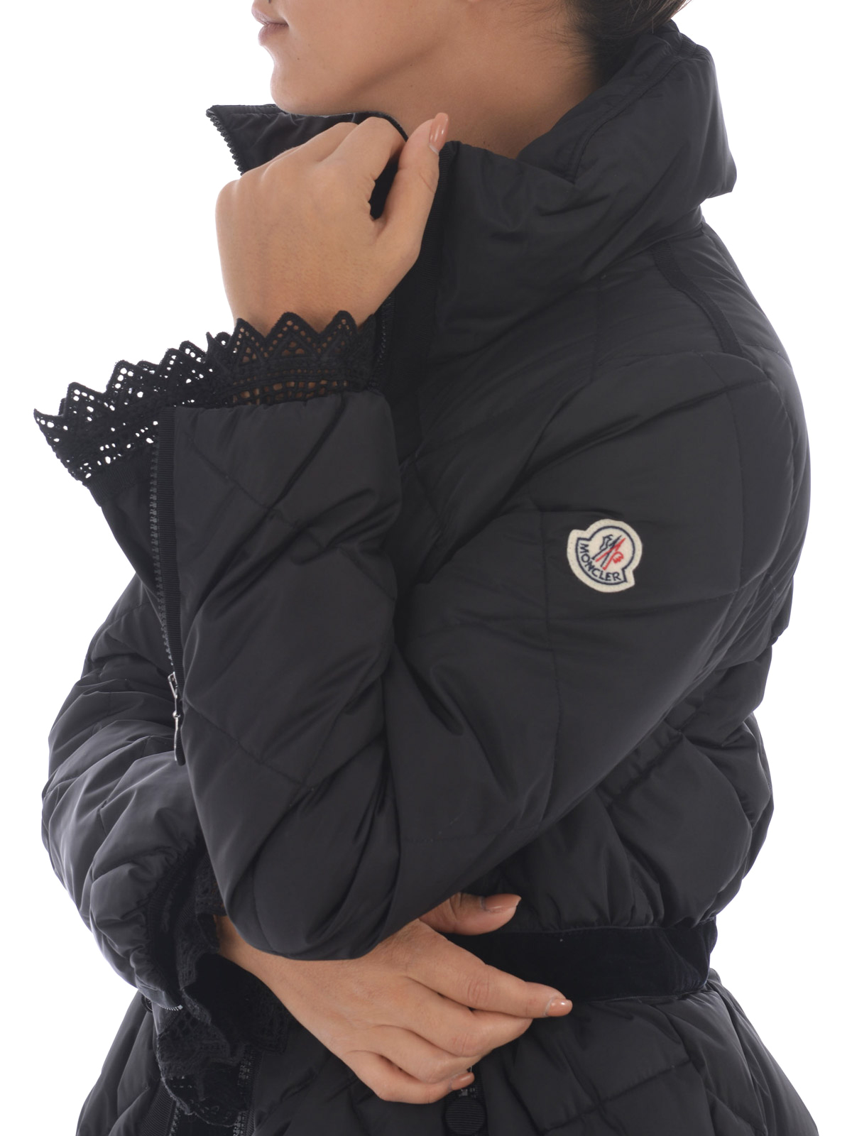 Moncler - Mary macramé cuffs padded jacket - padded jackets -  453058554155999