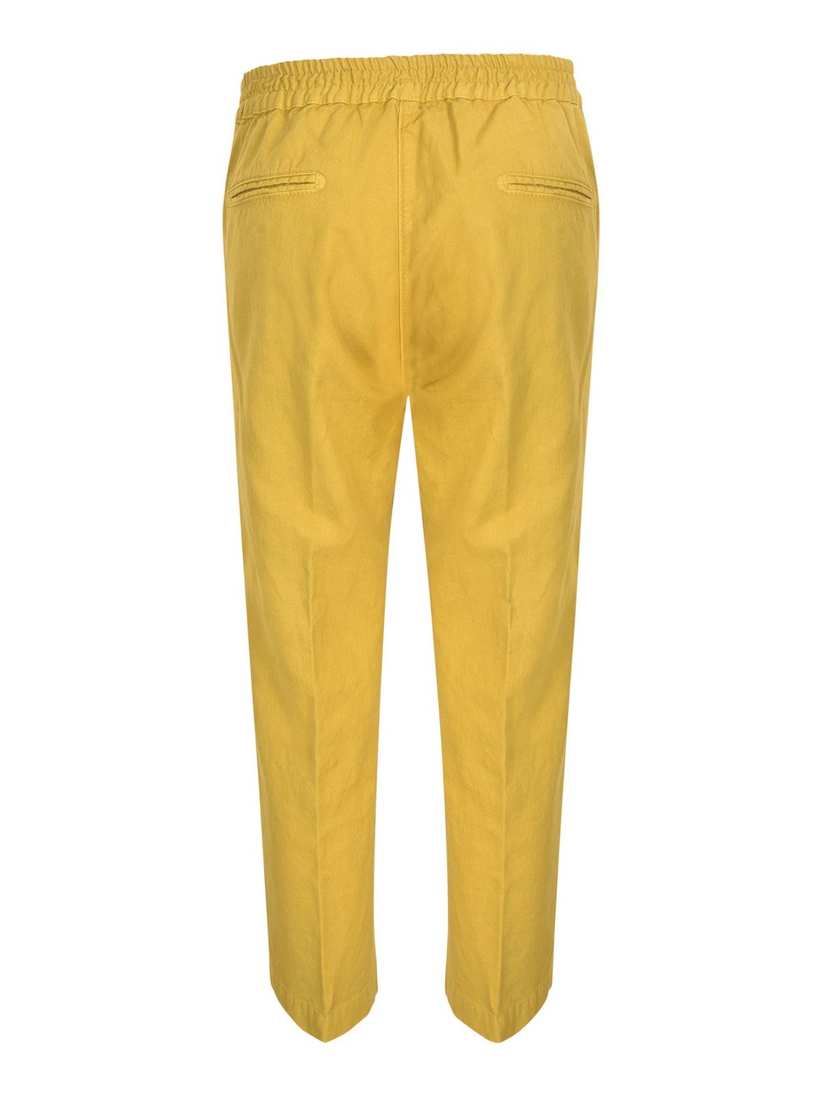Massimo Alba - Sparus pants in mustard color - casual trousers ...