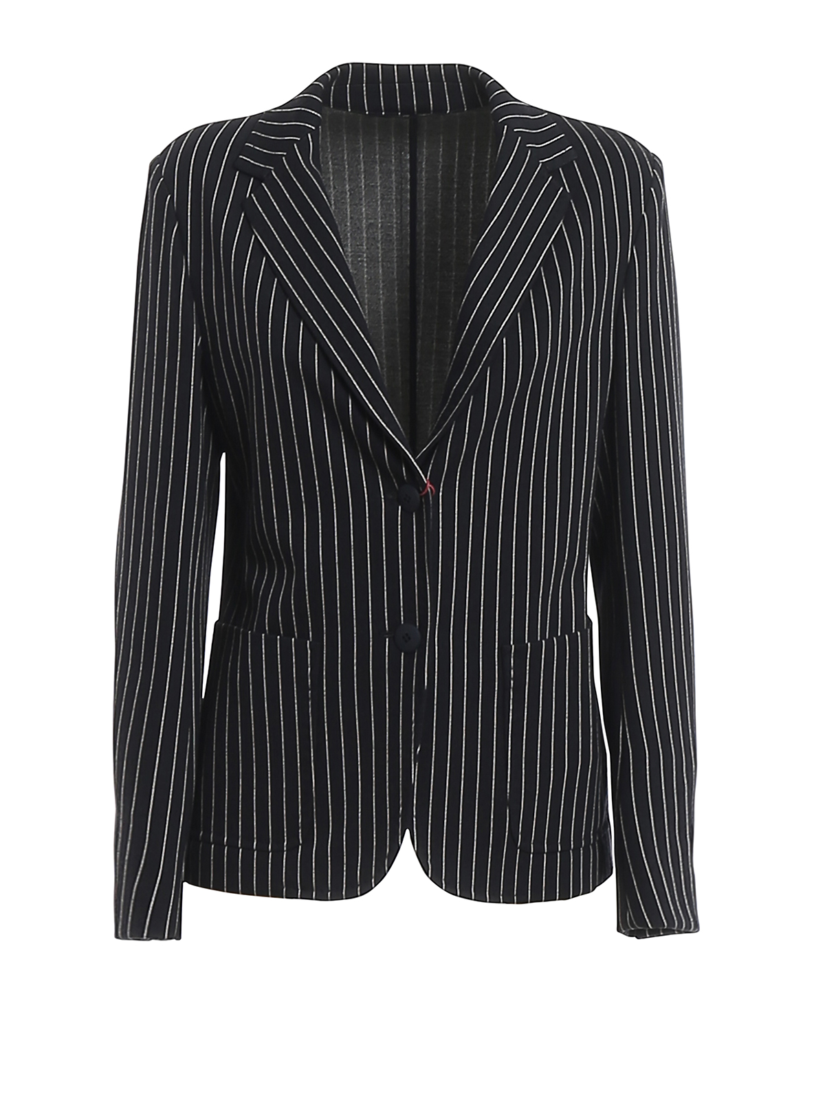 Max Mara Fosca Striped Blazer In Black | ModeSens
