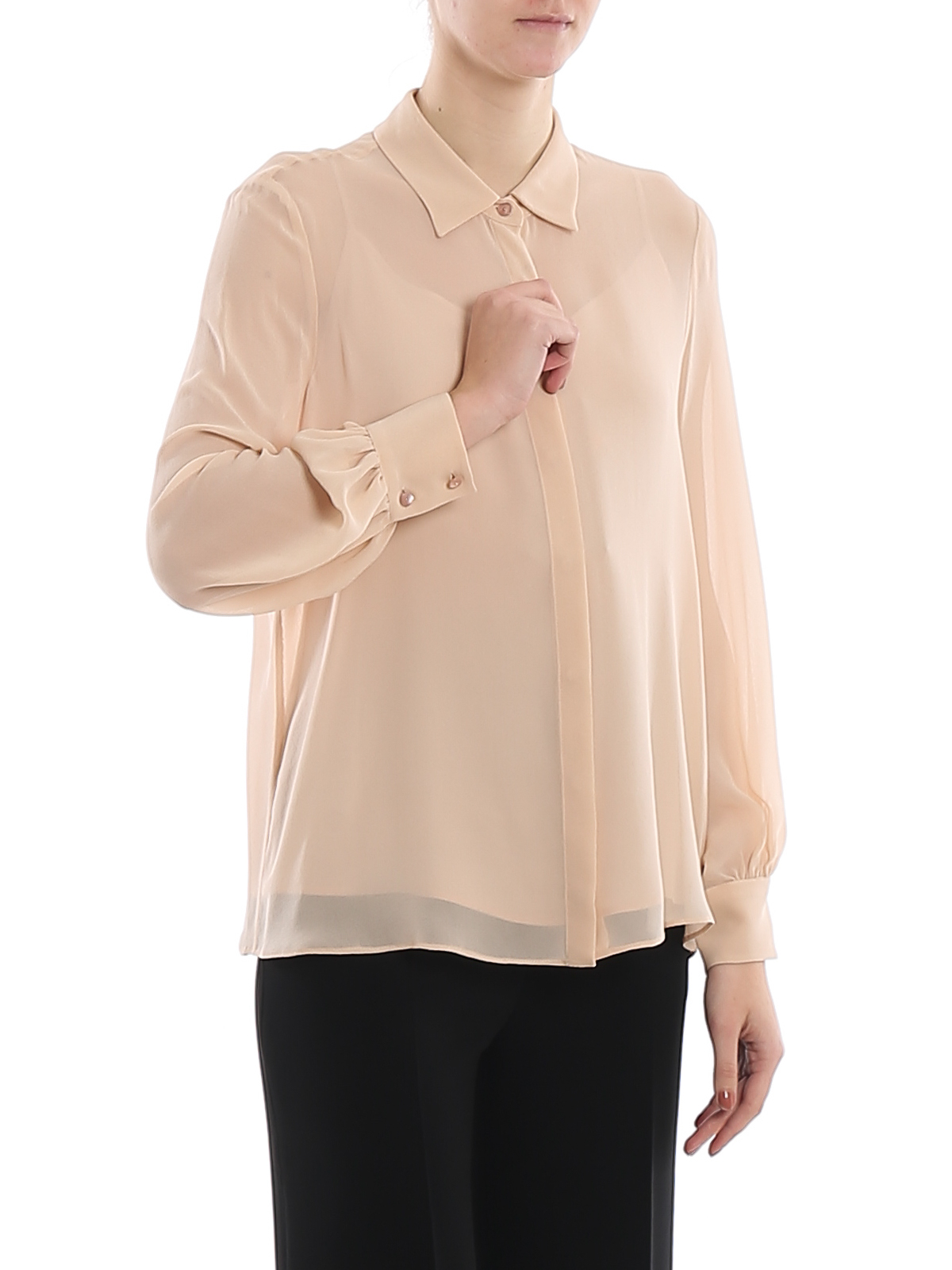 Max Mara - Ciurma crepe de Chine shirt - shirts - 62610207000042