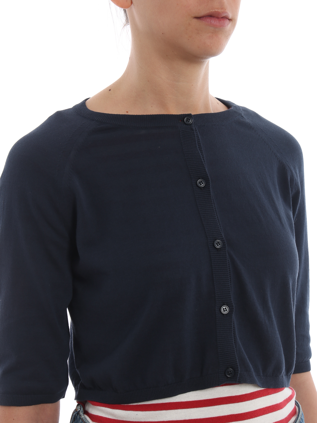 cropped cardigan cotton