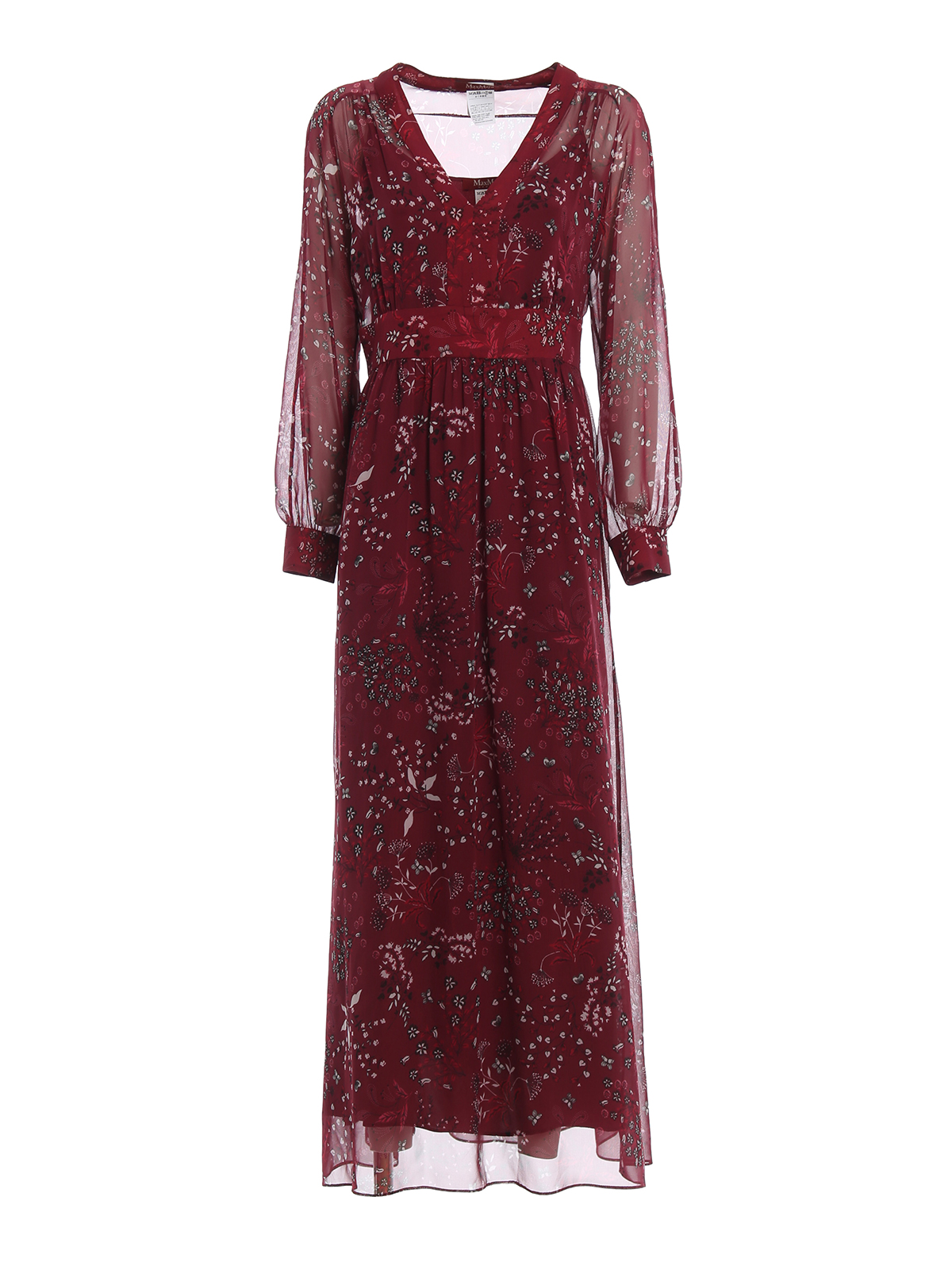 Maxi dresses Max Mara - Shock floral georgette silk maxi dress ...