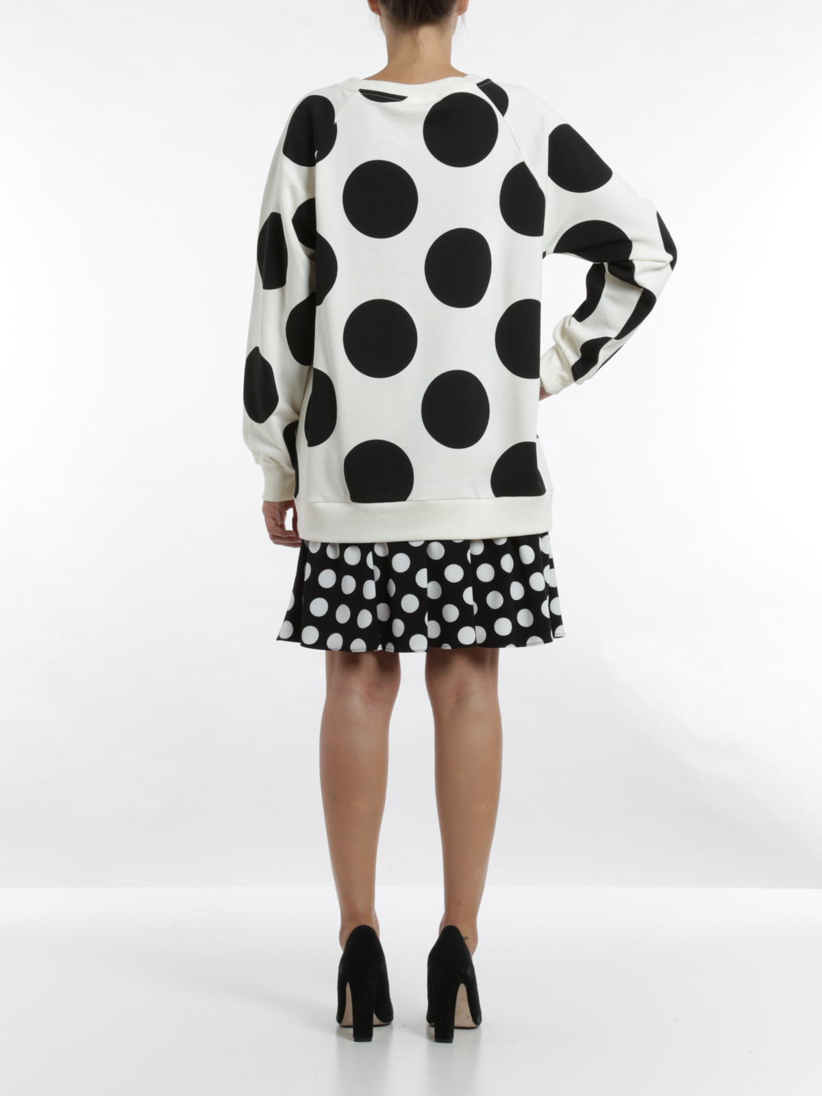 moschino polka dot dress