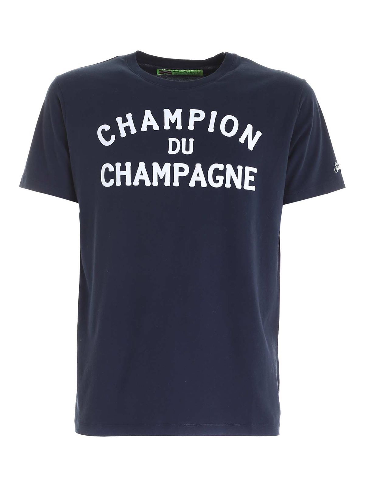 Mc2 Saint Barth - Champion du Champagne t-shirt in blue - t-shirts ...
