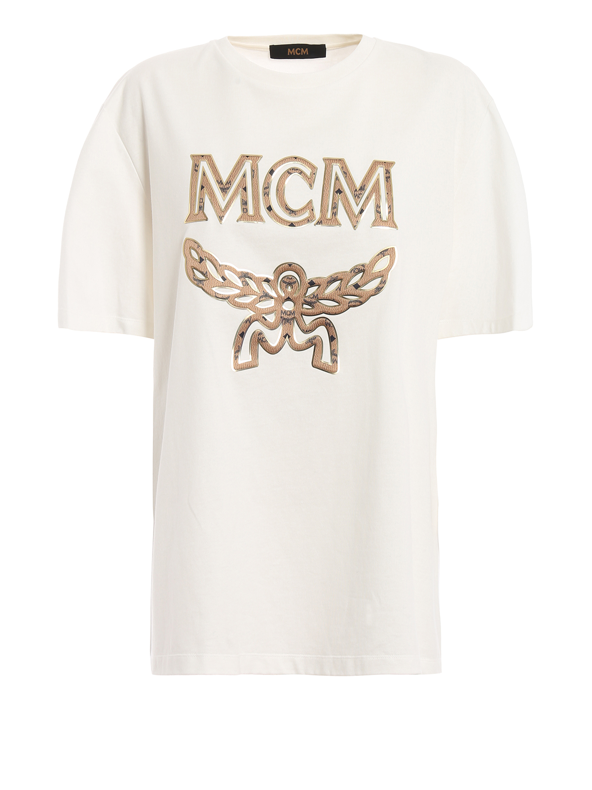 T-shirts Mcm - MCM print white T-shirt - MHT8SMM10WI001 | iKRIX.com