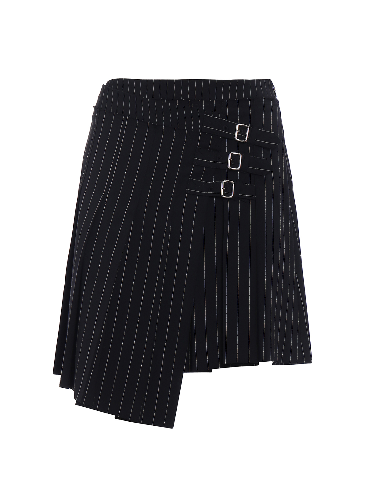 wool wrap mini skirt