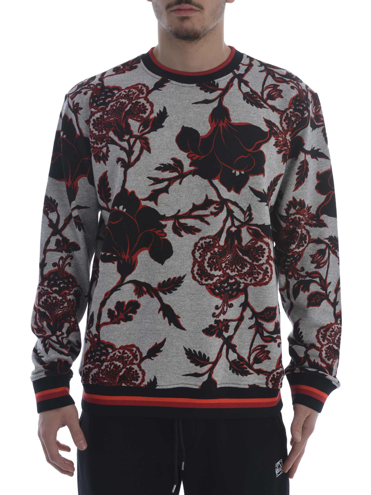 floral print sweatshirt