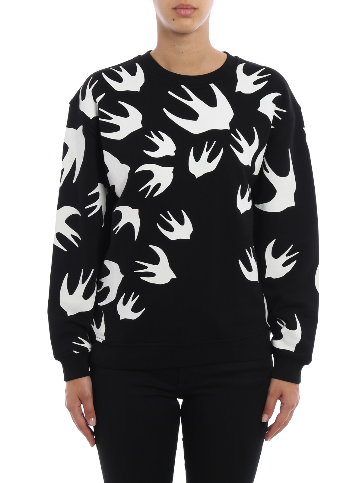 Mcq - Swallow print sweatshirt 