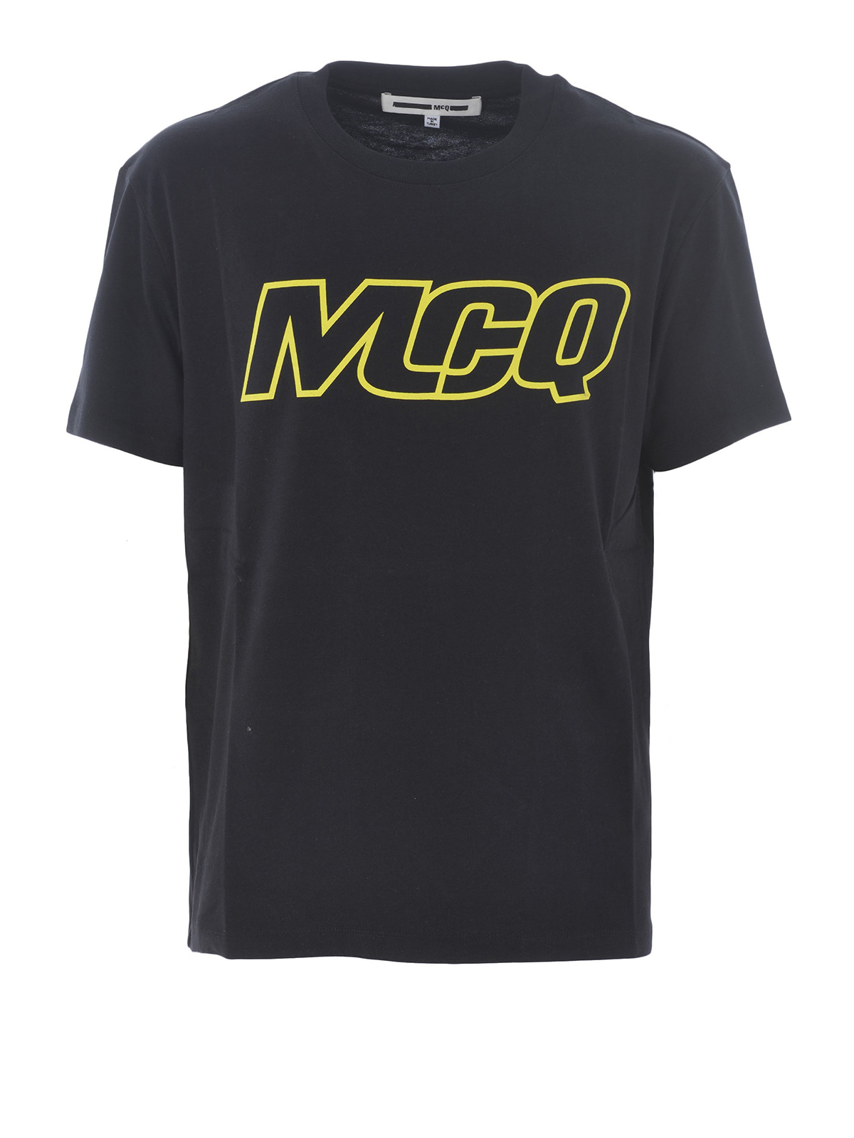Mcq Logo Hyper print black Tshirt tshirts 291571RNT091000