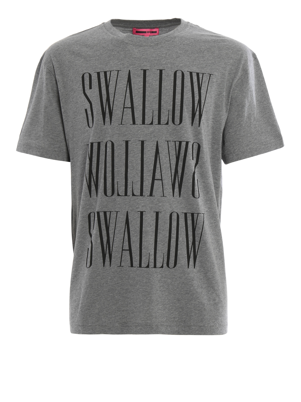 Mcq - Swallow contrasting print T-shirt - t-shirts ...