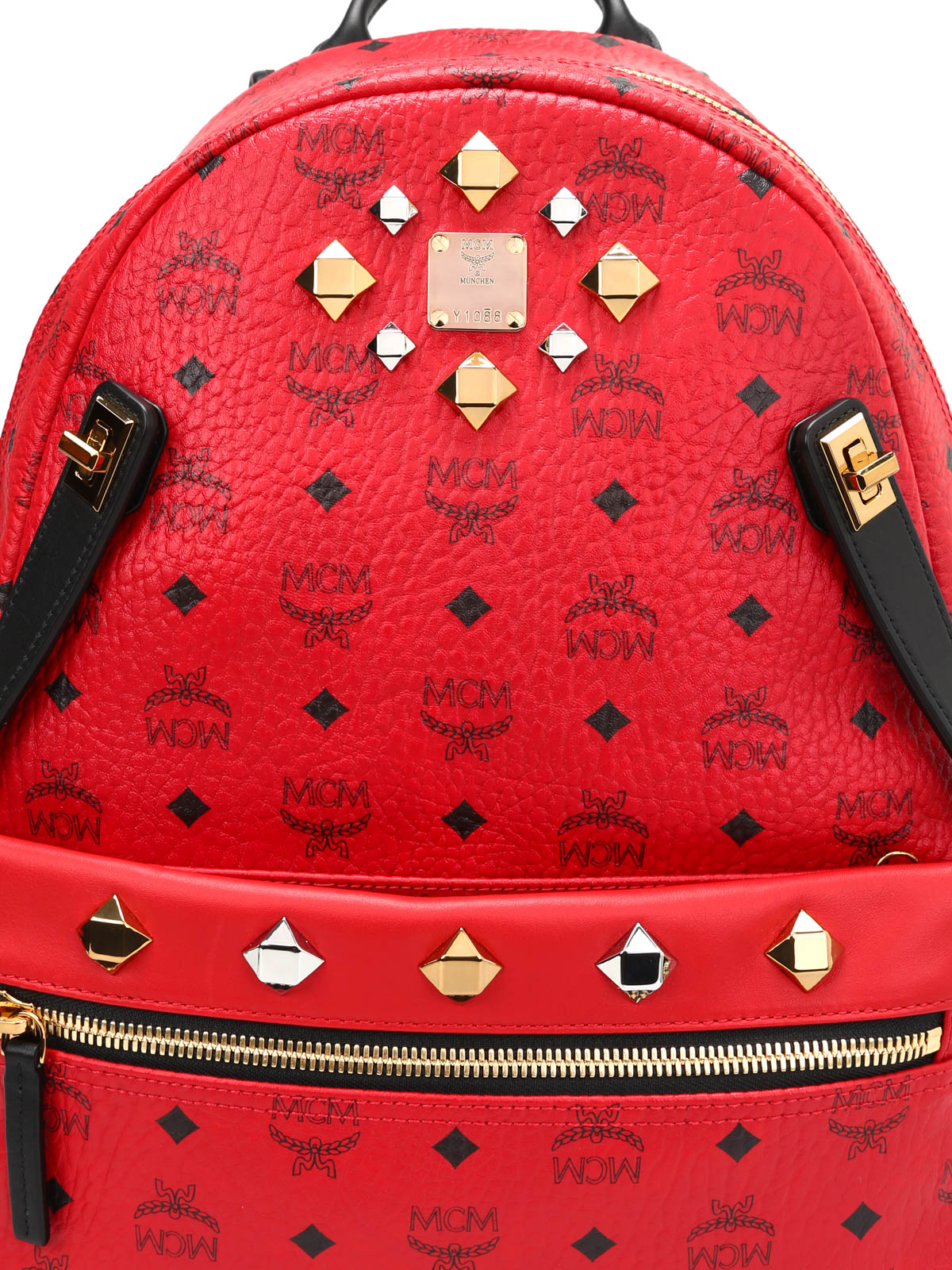 Mcm Stark Studded Backpack 2024 favors