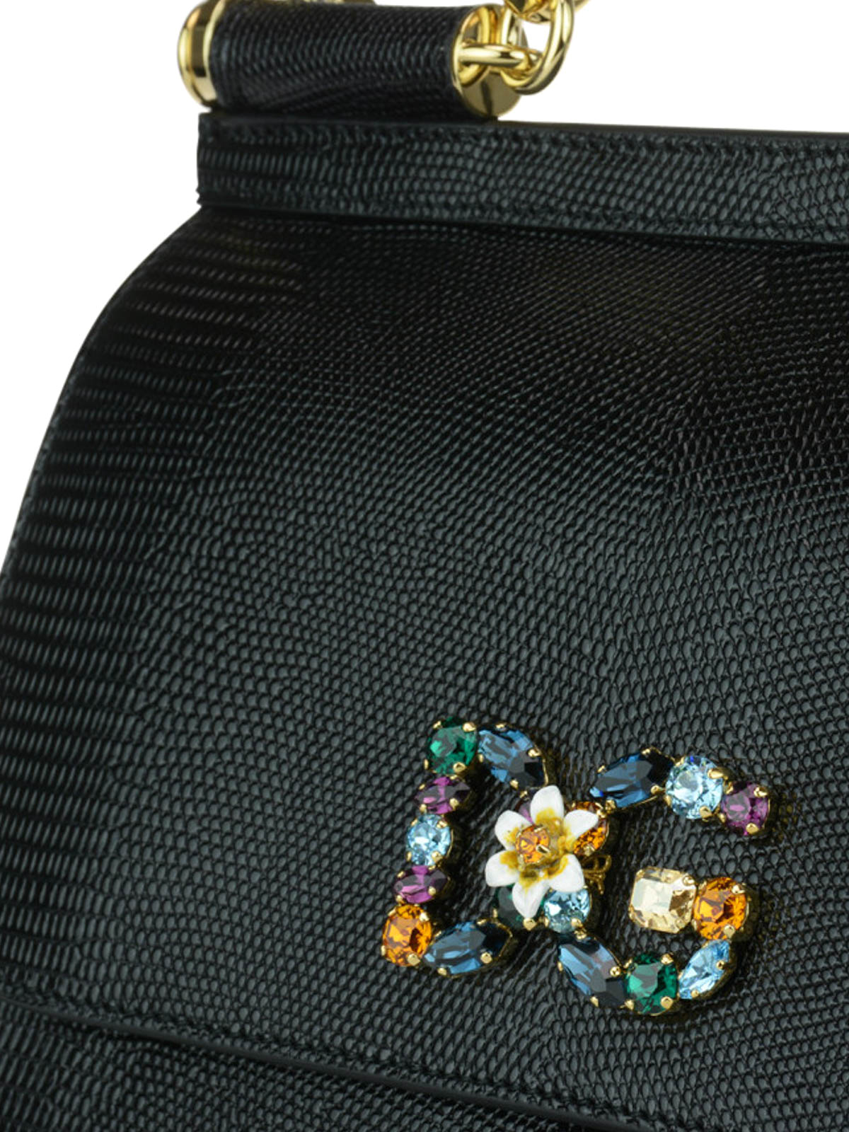 Totes bags Dolce & Gabbana - Medium Sicily bag with logo patch -  BB6002AI74280999