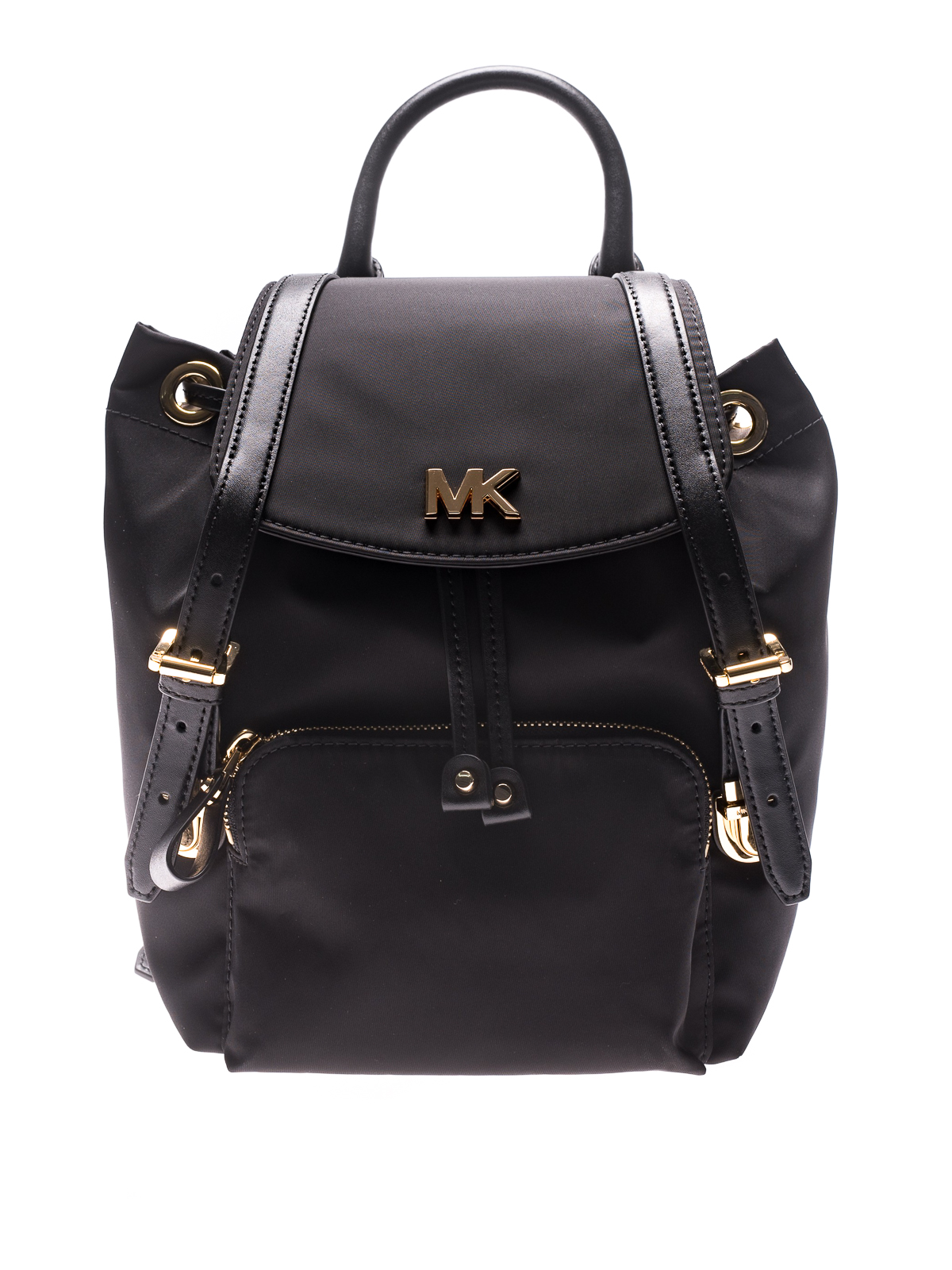 michael kors black nylon backpack