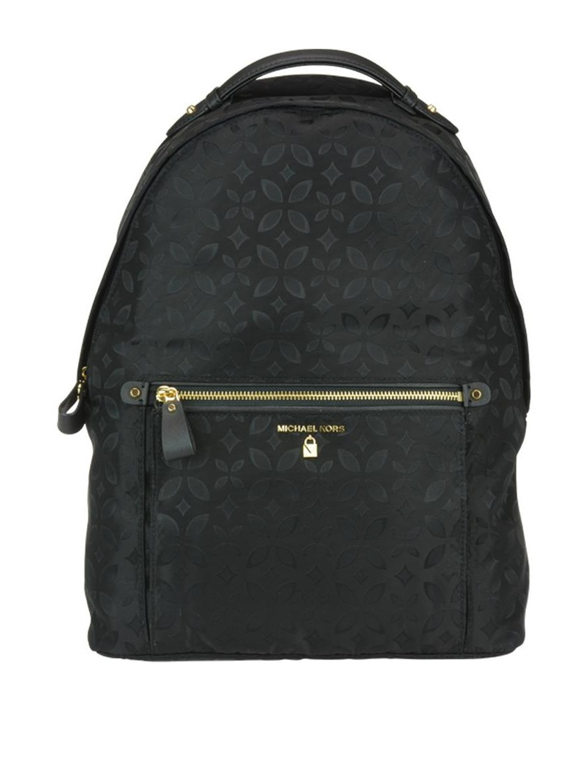 Backpacks Michael Kors - Kelsey black floral nylon large backpack -  30F8GO2B4J001