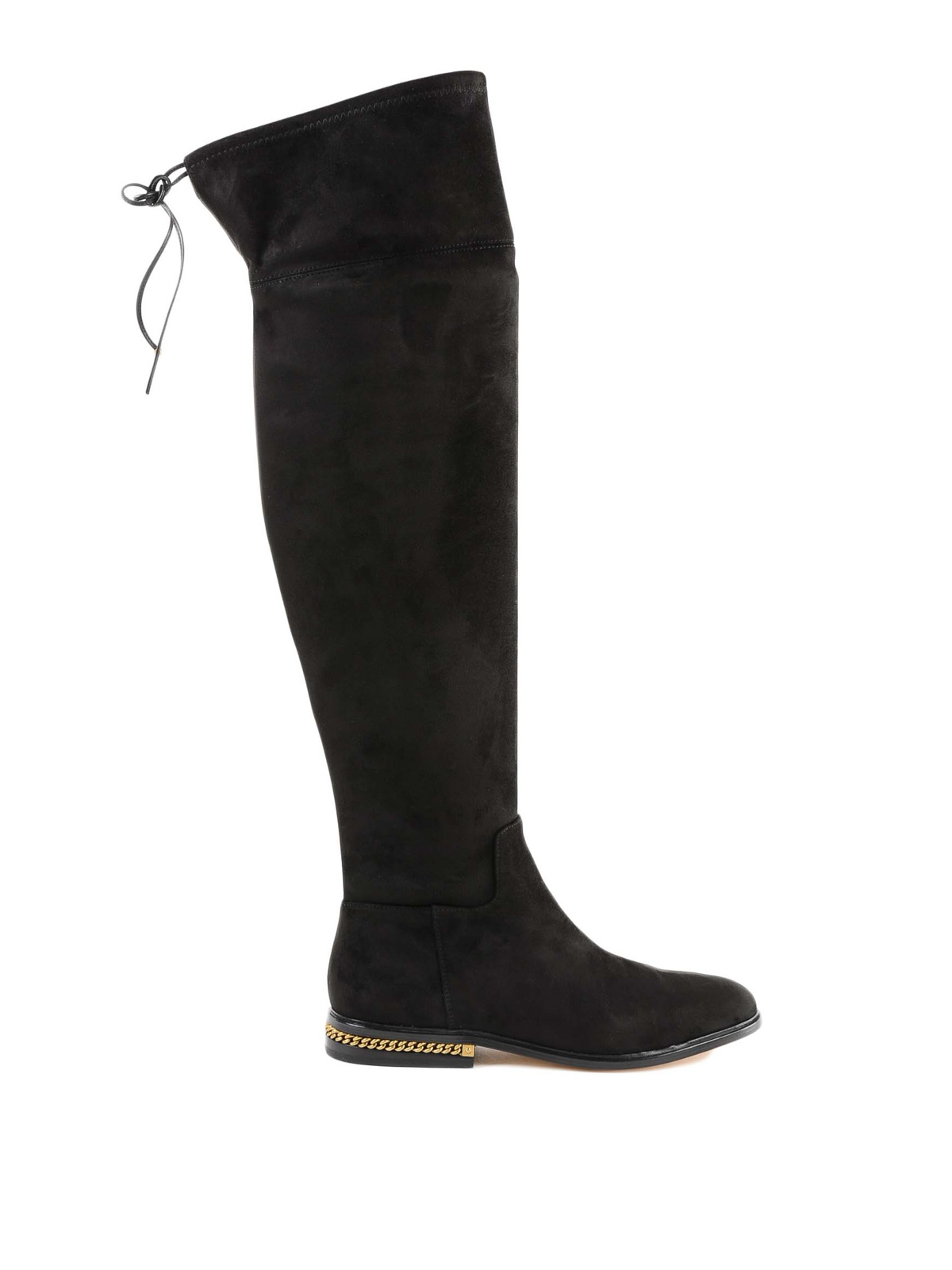 Jamie flat over-the-knee suede boots 