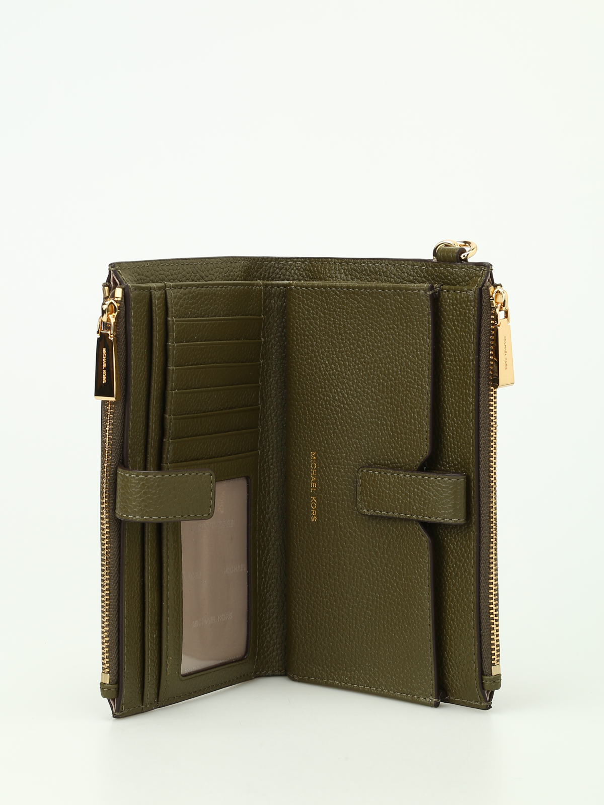 Wallets & purses Michael Kors - Adele olive double zip wallet -  32T7GAFW4L333
