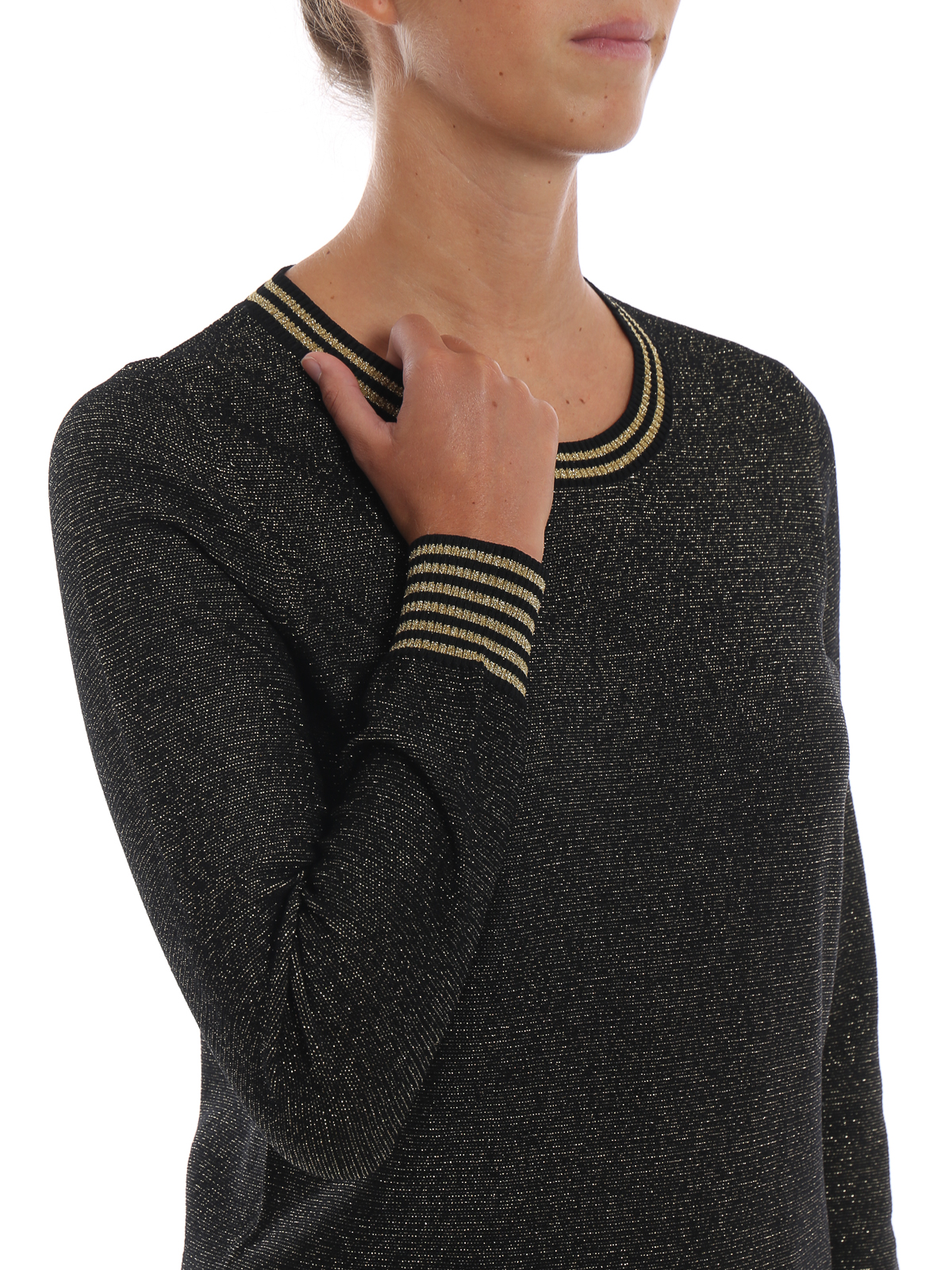 gold lurex sweater