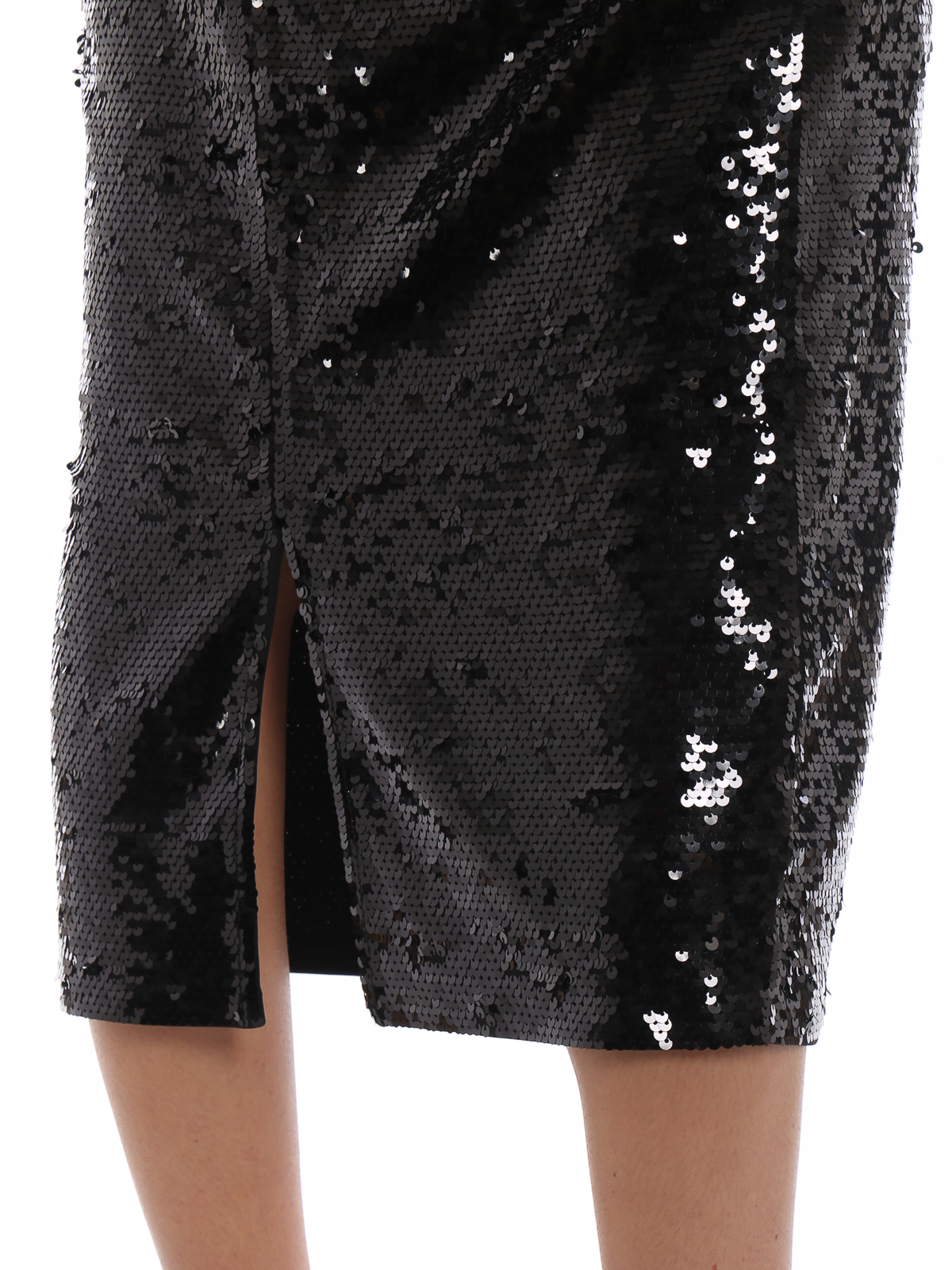 Knee length skirts & Midi Michael Kors - Black sequin pencil skirt -  MH87EVTA9J001