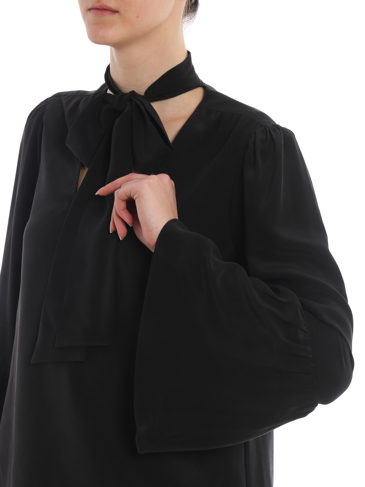 michael kors black blouse