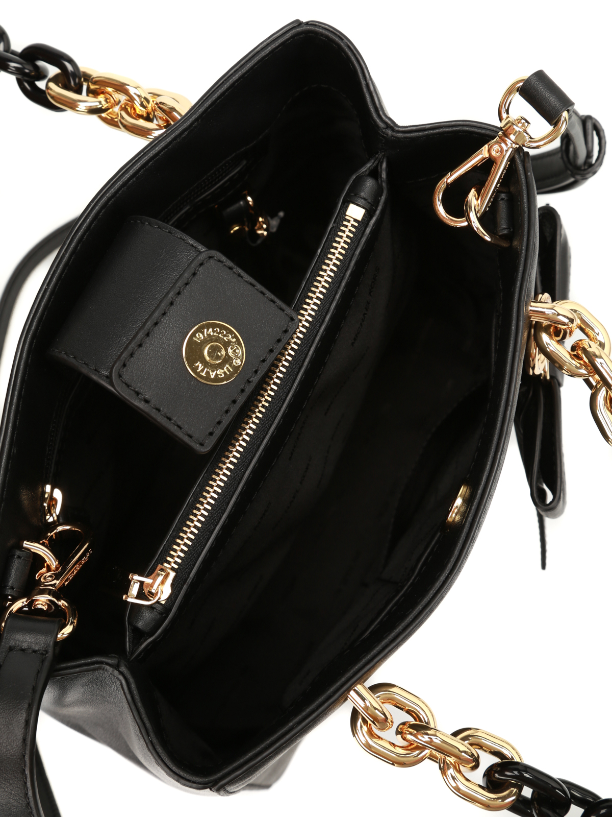Cynthia bow detail leather handbag 