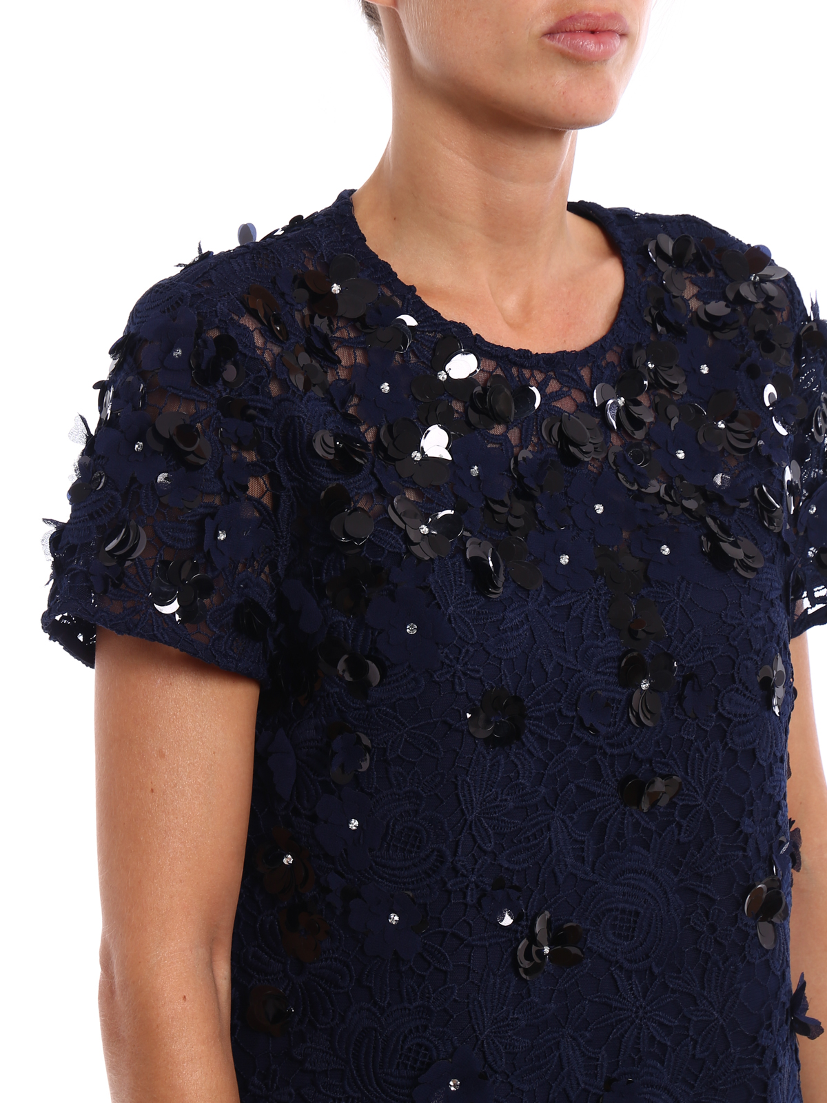 Michael Kors - Embellished lace and 