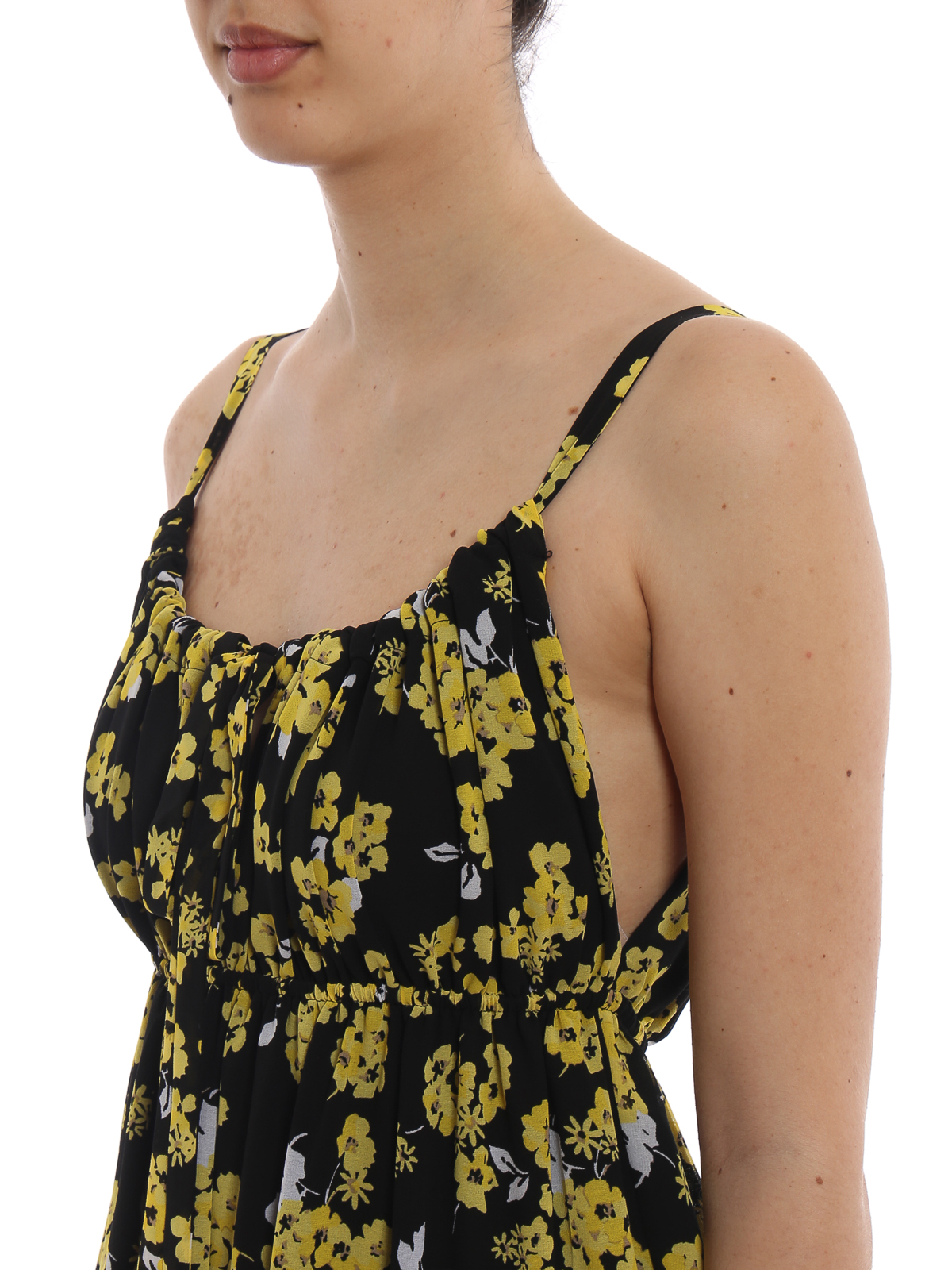 michael kors sunflower dress