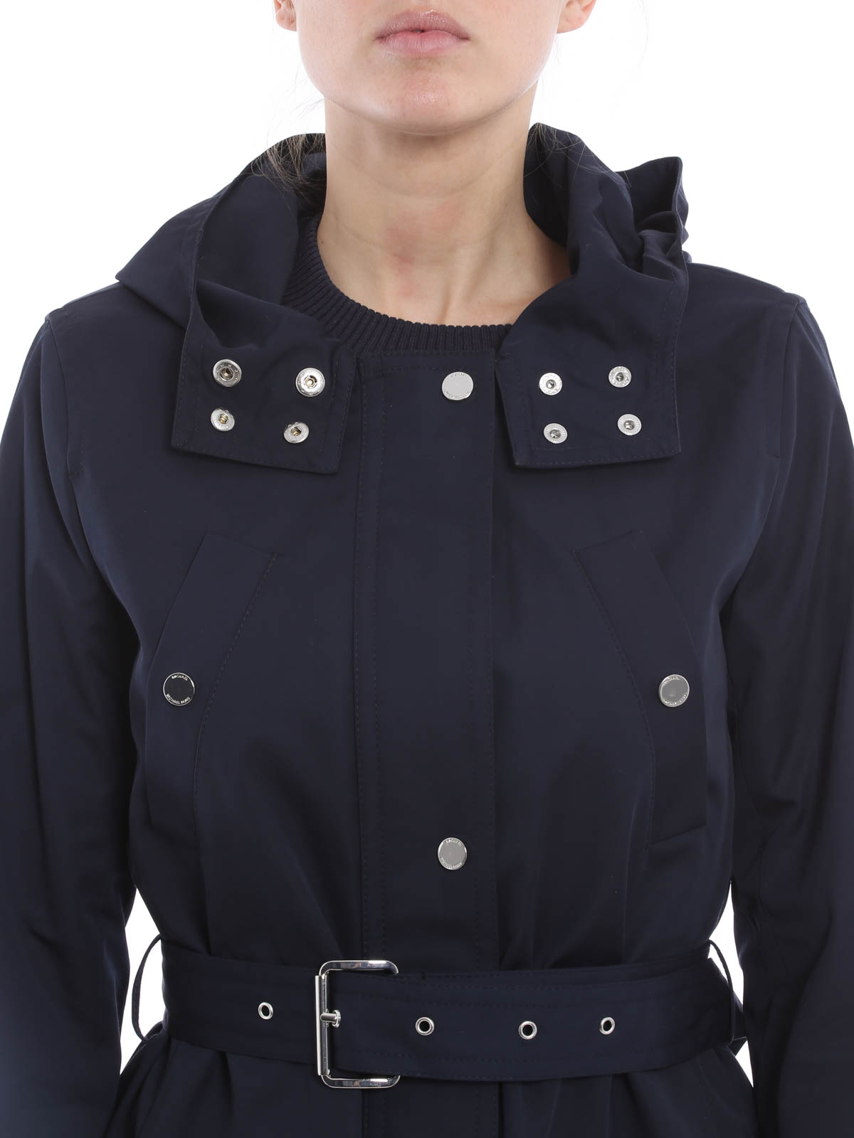 Total 47+ imagen michael kors blue trench coat - Abzlocal.mx