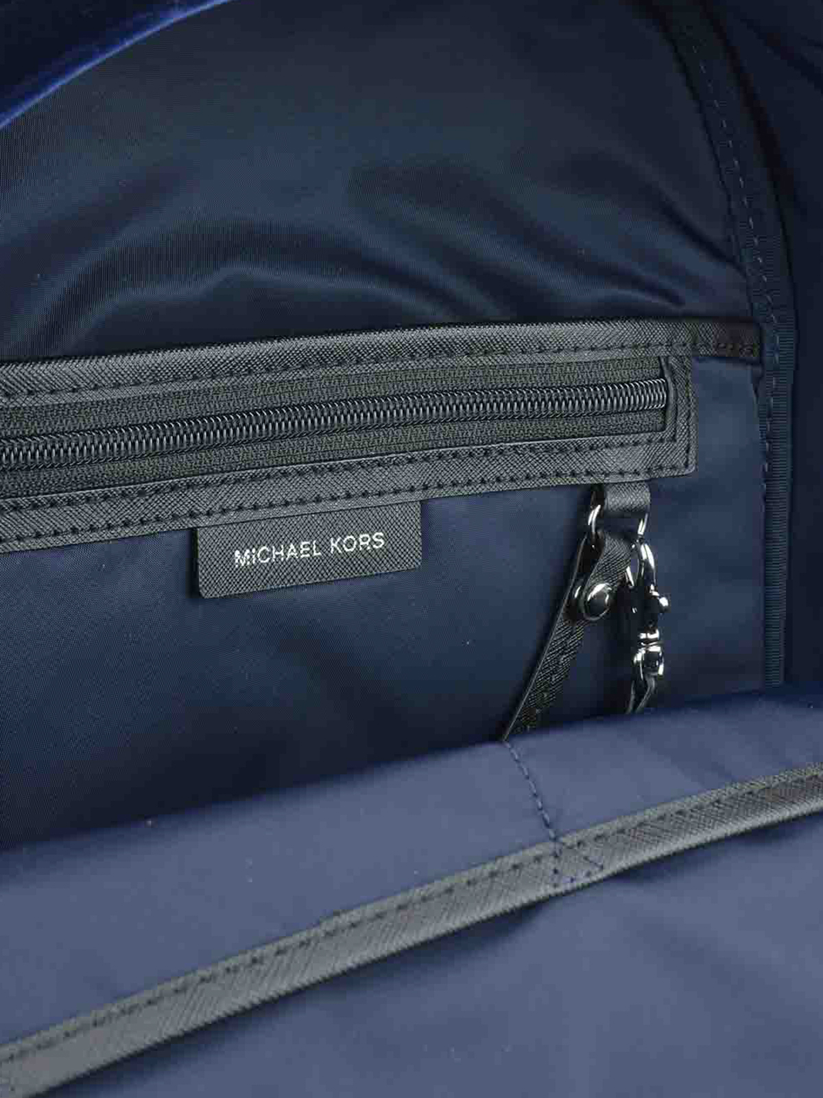 Backpacks Michael Kors  Kelsey blue velvet large backpack  30F8SO2B0C414