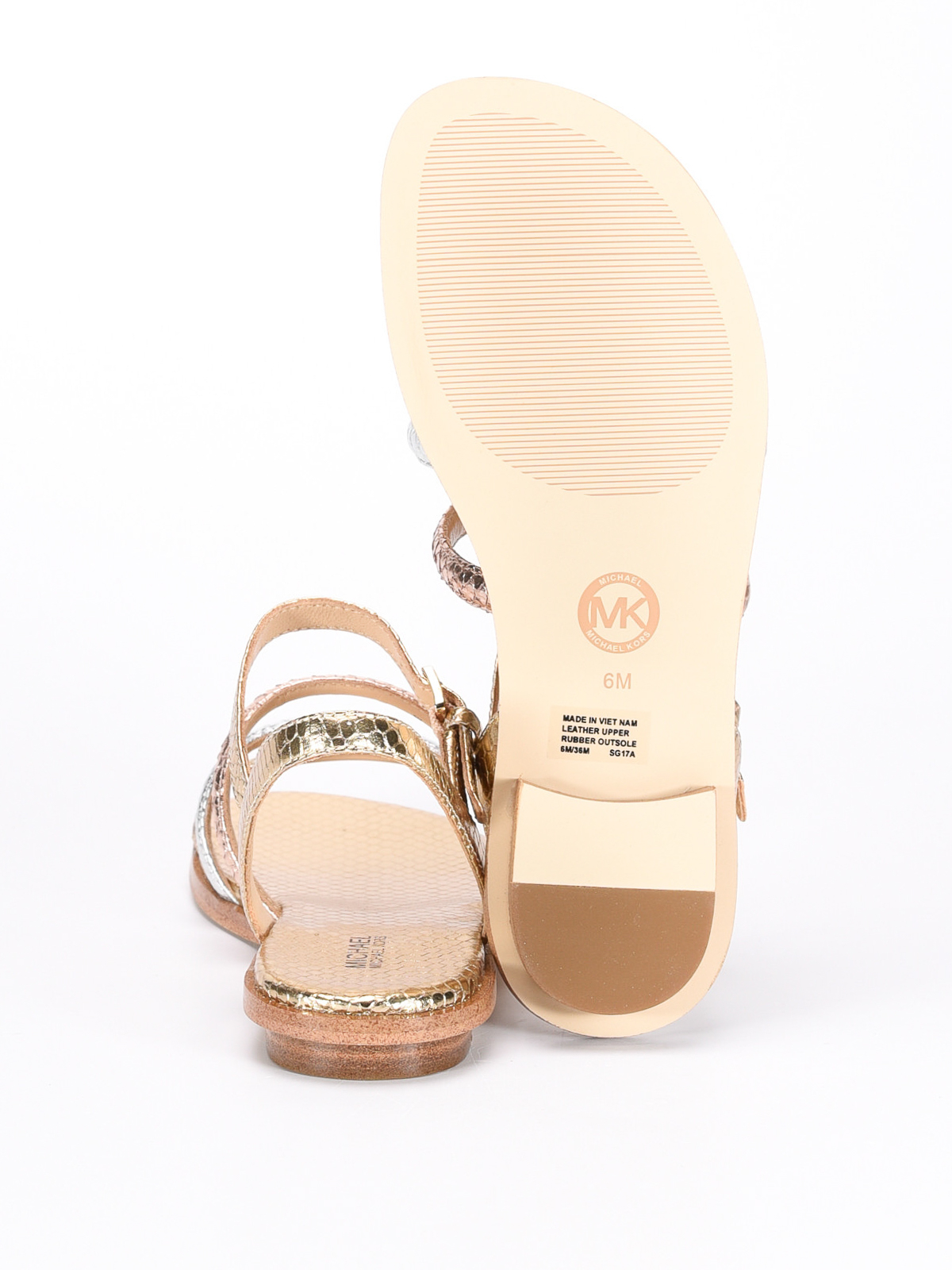michael kors leather upper rubber outsole