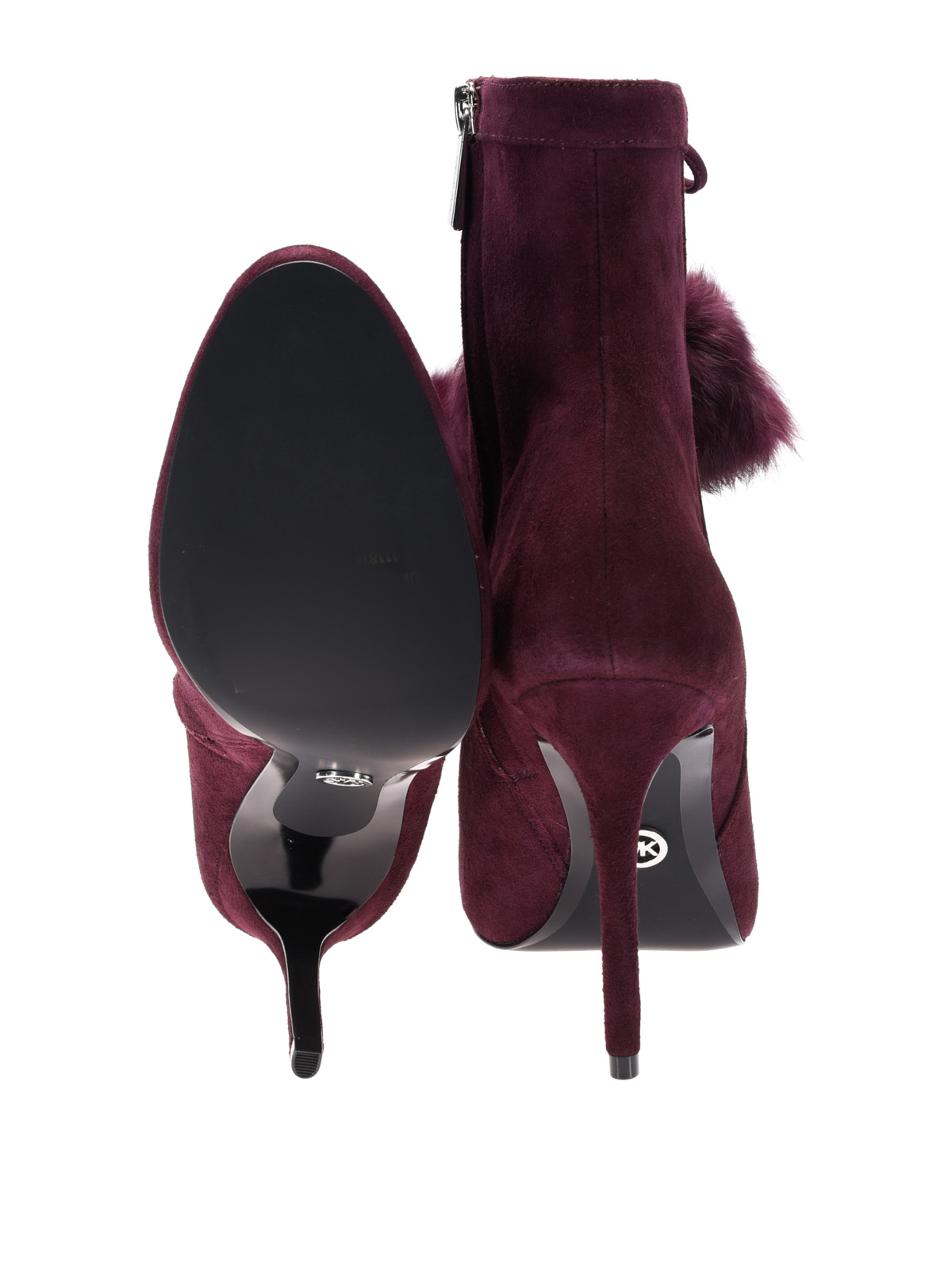 michael kors purple boots