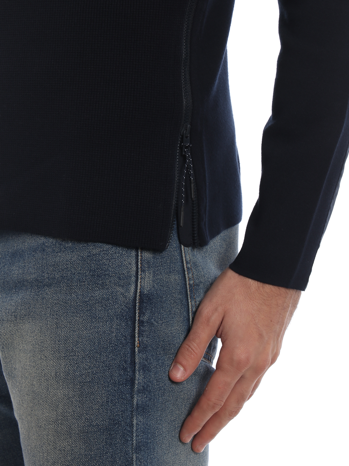 michael kors sweater with side zippers