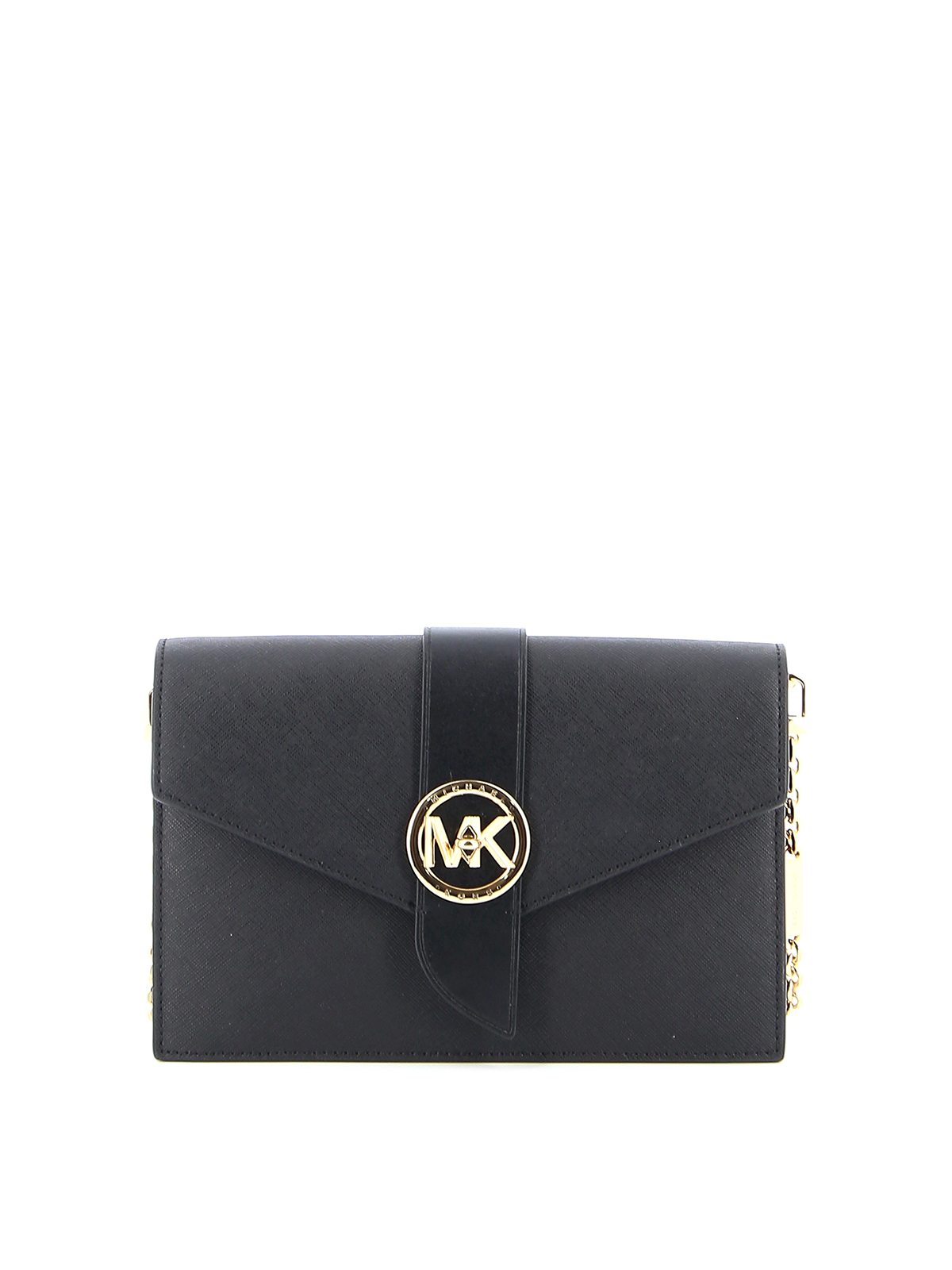Mk Charm medium saffiano leather bag 