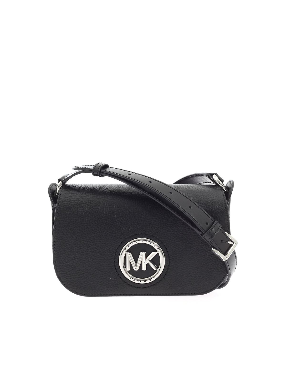 Cross body bags Michael Kors - MK logo bag in black - 30T0S1MM1LBLACK