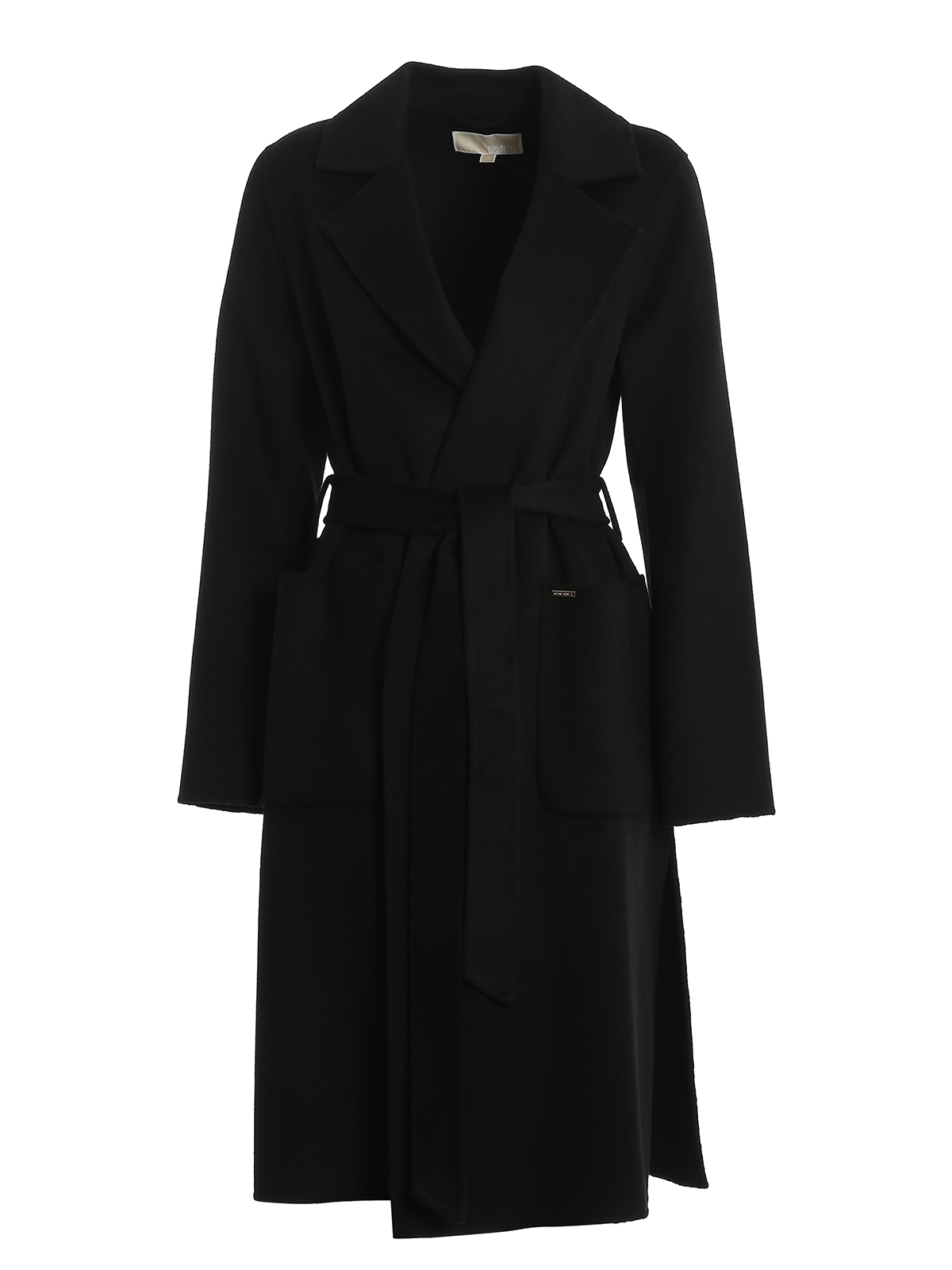 Michael Kors - Wool blend wrap coat - knee length coats - 77G3857M22001