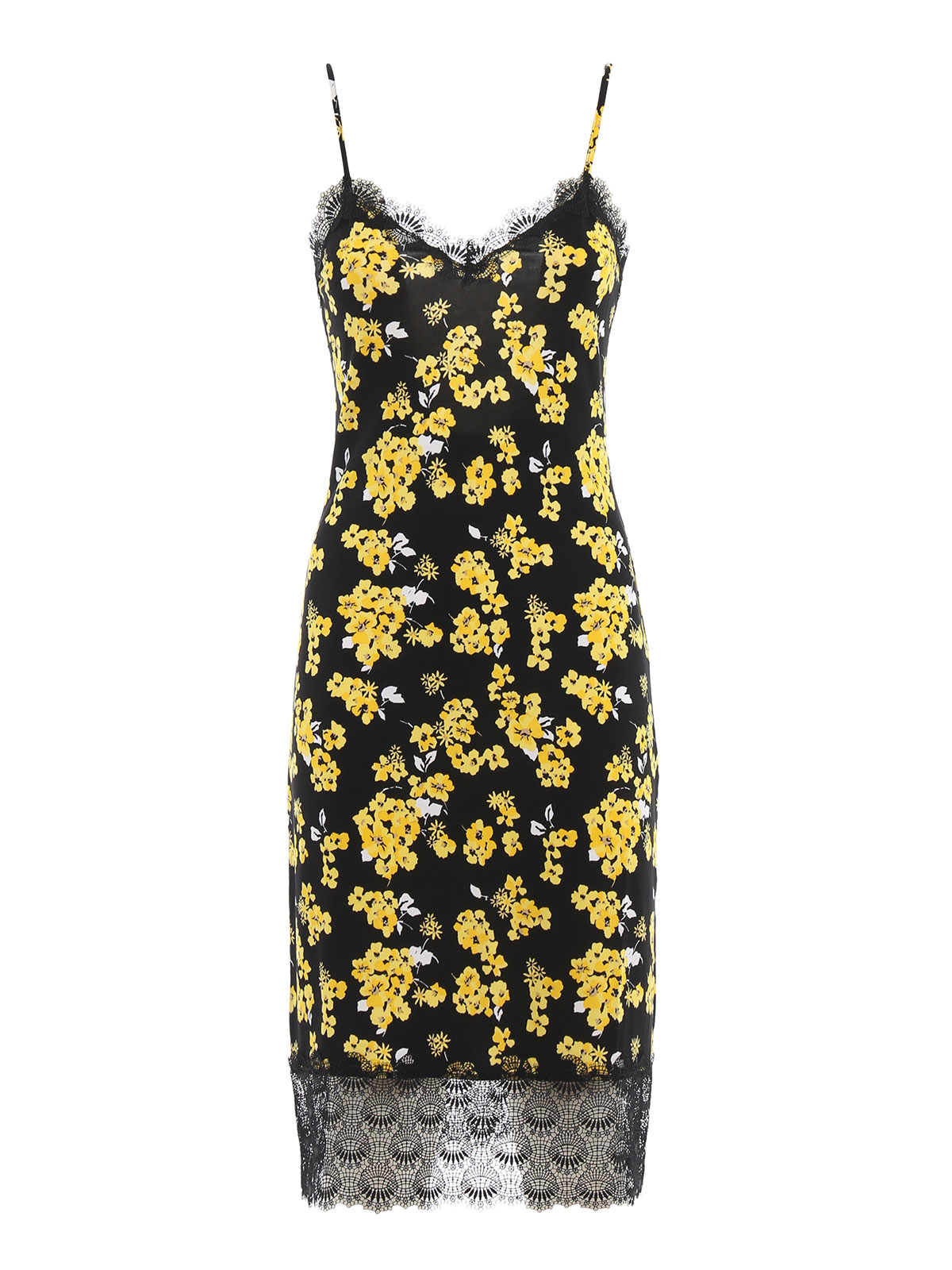michael kors black floral dress