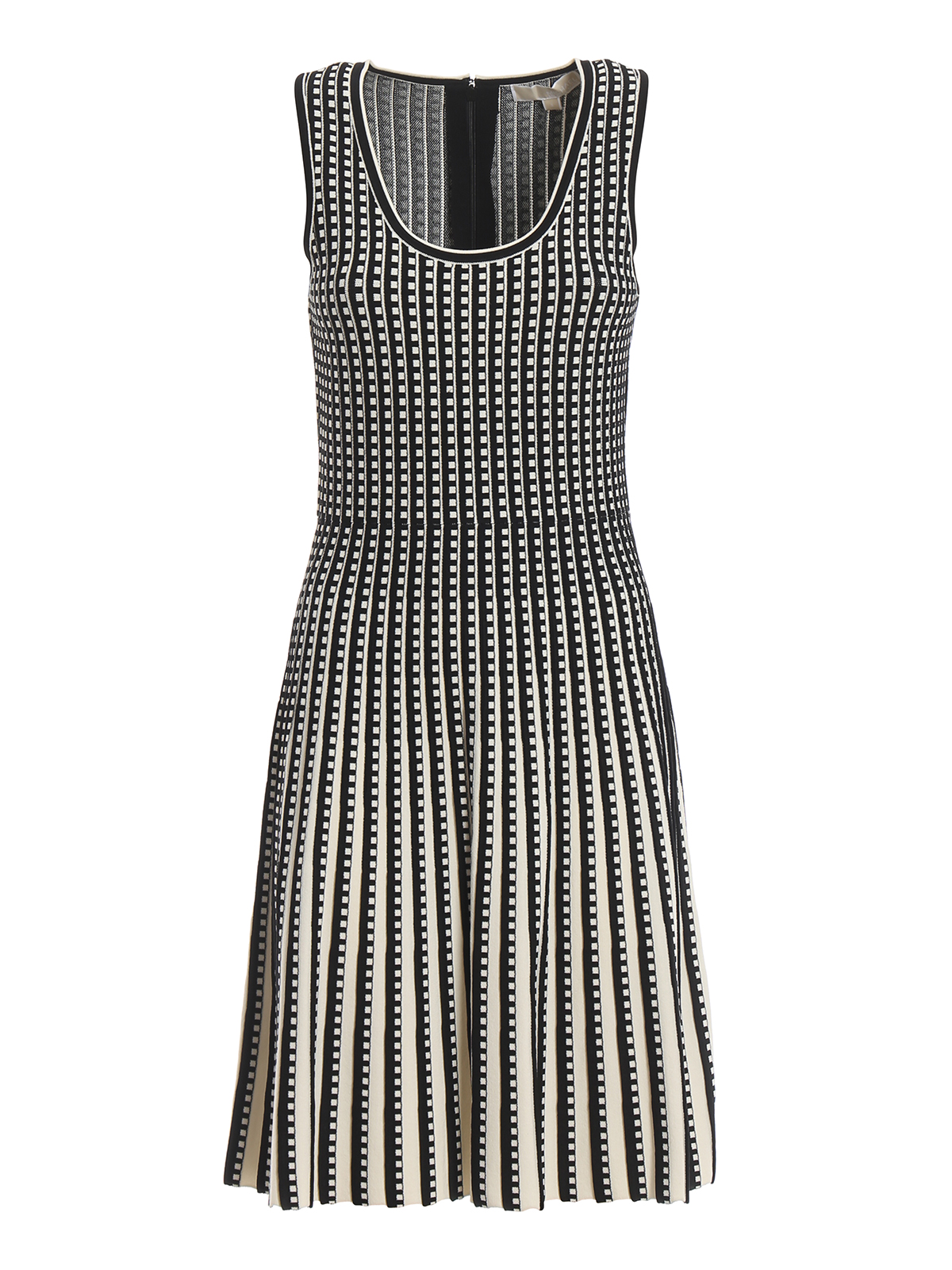 michael kors knotted metallic dress