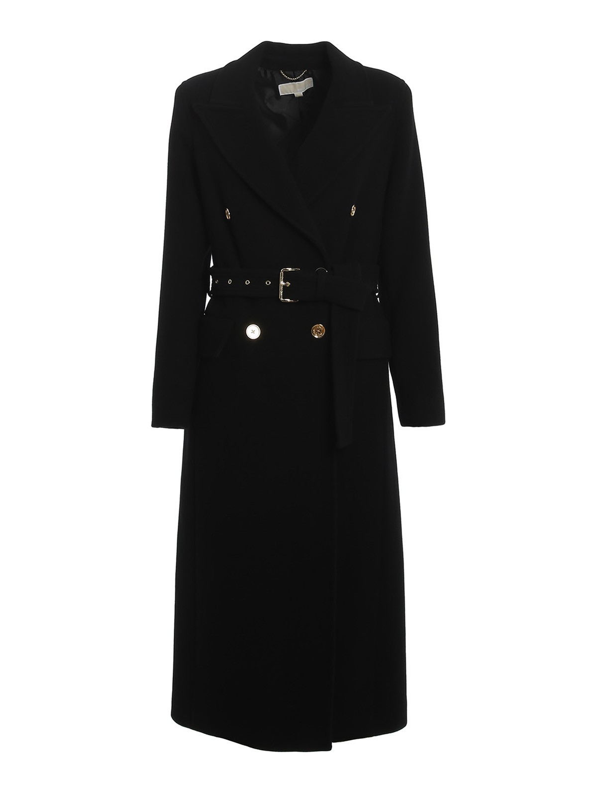 michael kors black wool coat