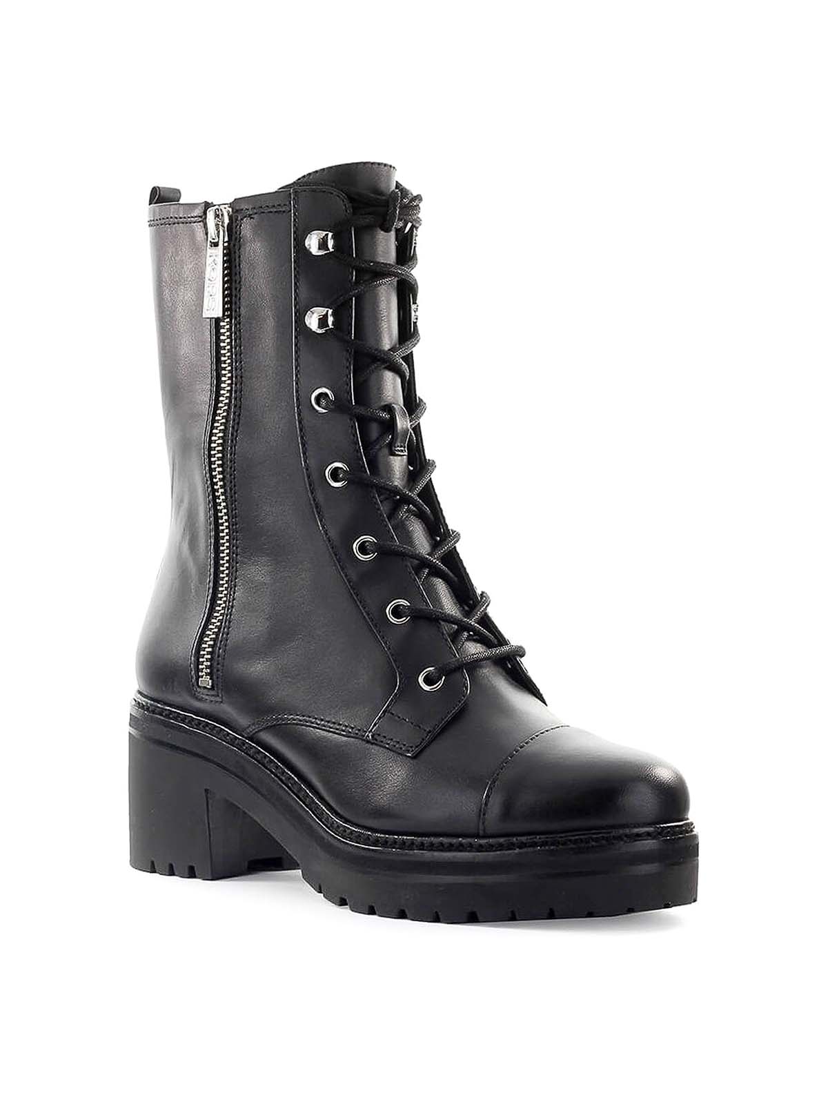 anaka leather combat boot