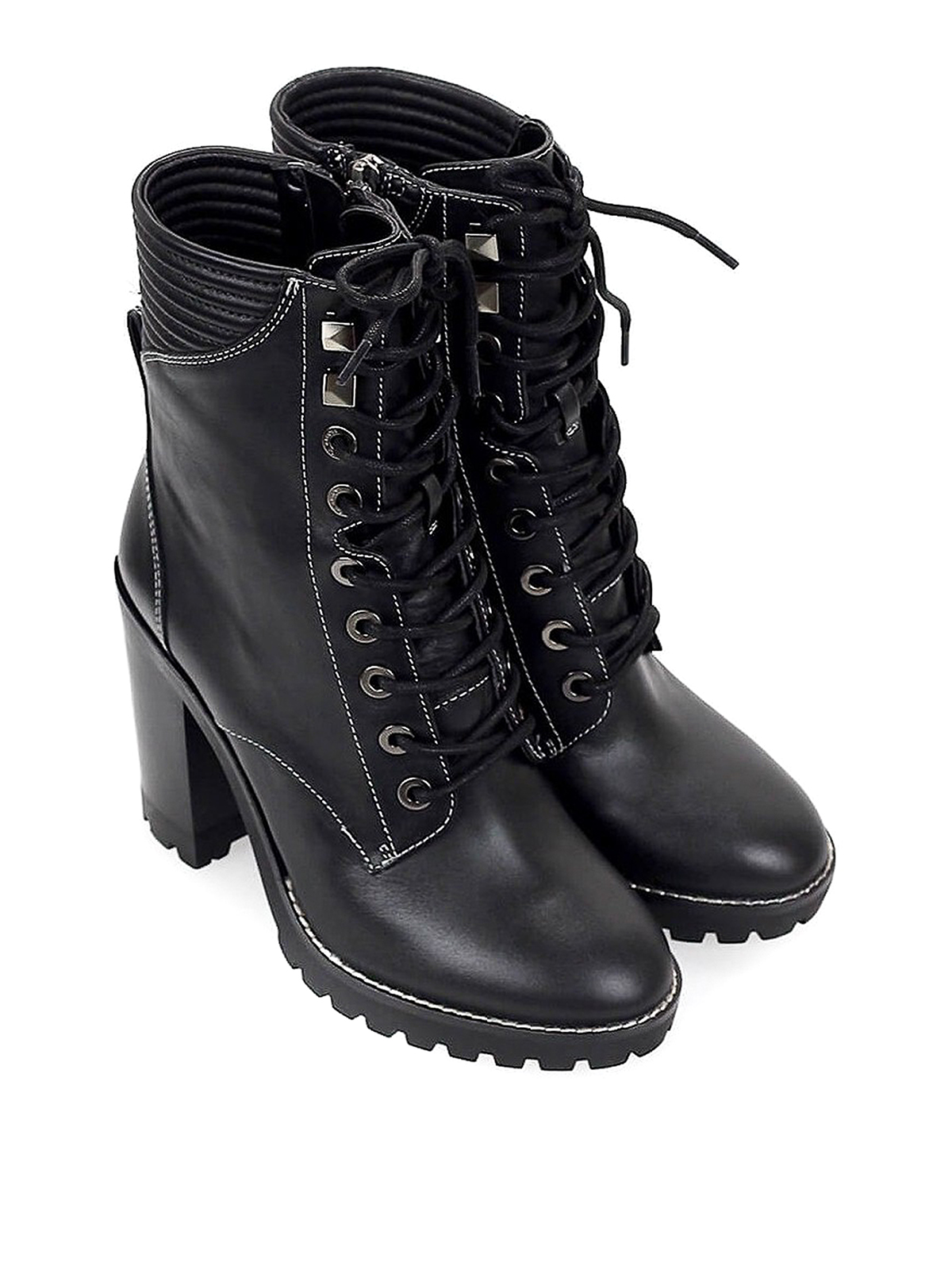 michael kors lace up booties